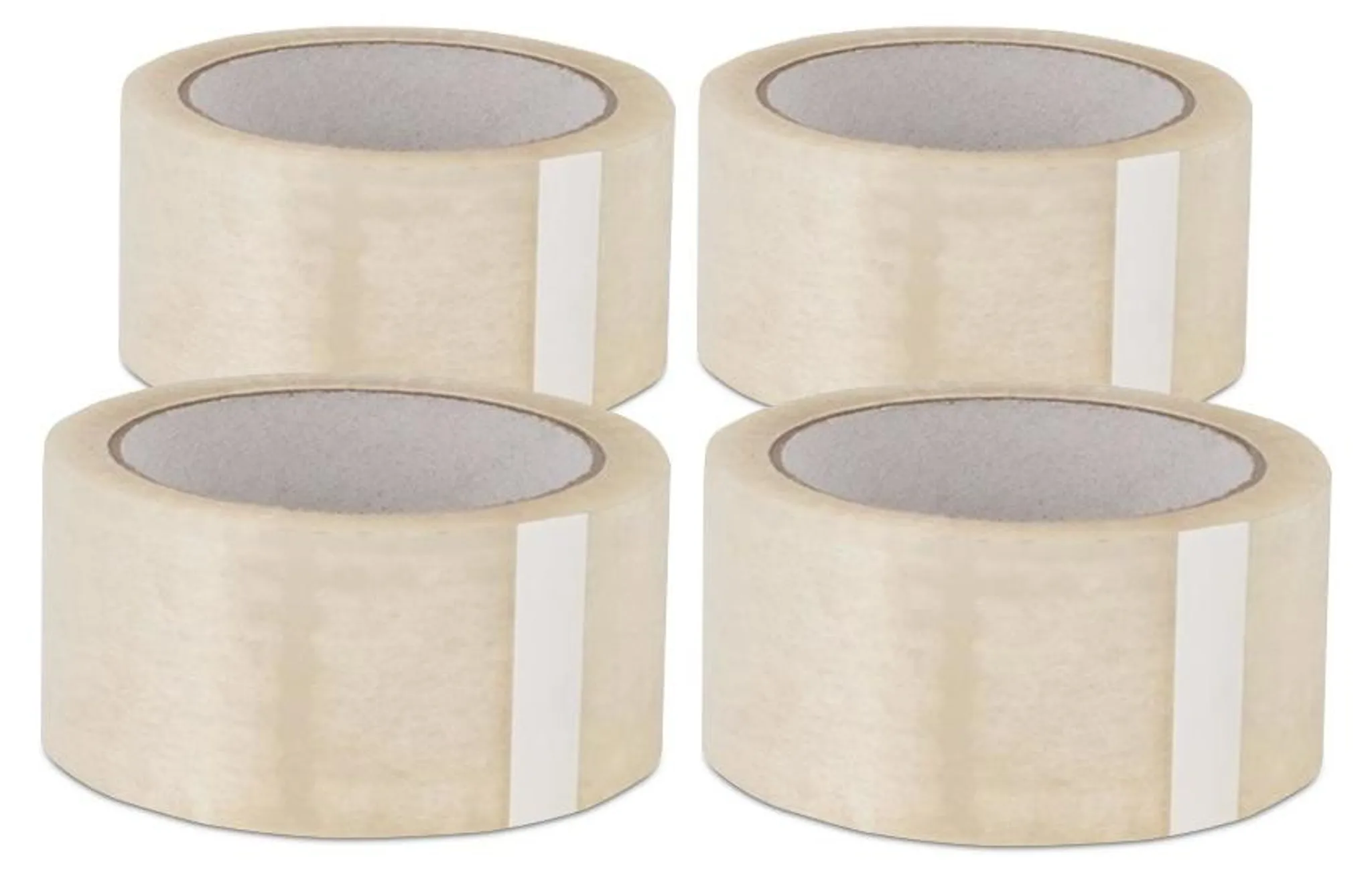 Globe 6 Rollen Farbiges Paketband 50 Mm X 66 M – Weiß & Bunt, 2 Zoll Breite