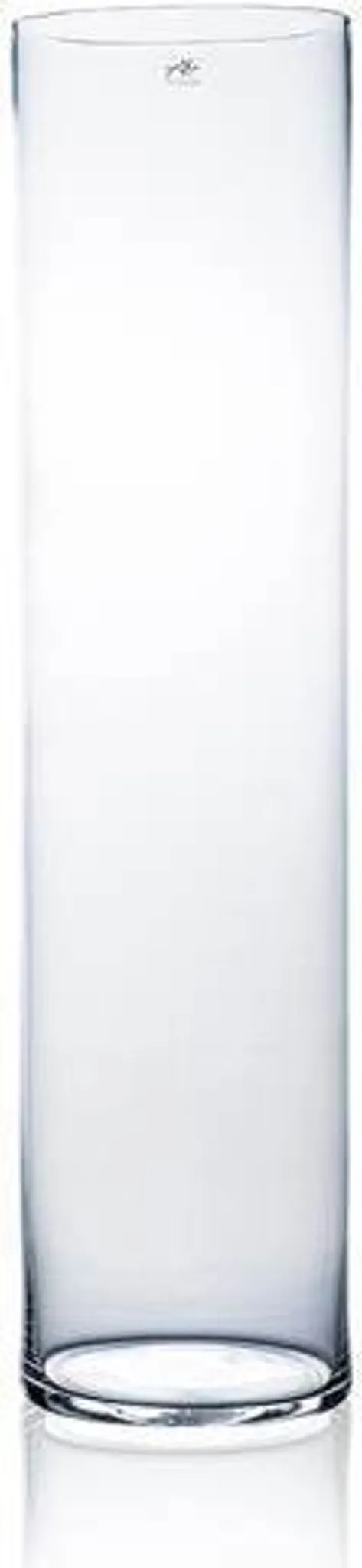 Sandra Rich Glasvase „CYLI Cold Cut“ – 30 Cm Hoch, 10 Cm Durchmesser, Mundgeblasen & Geschliffen