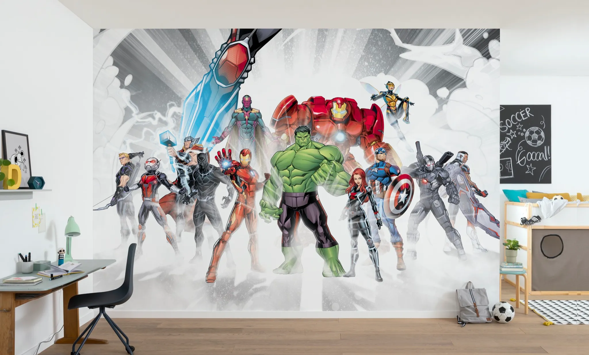 Komar Fototapete - Avengers Unite - Größe