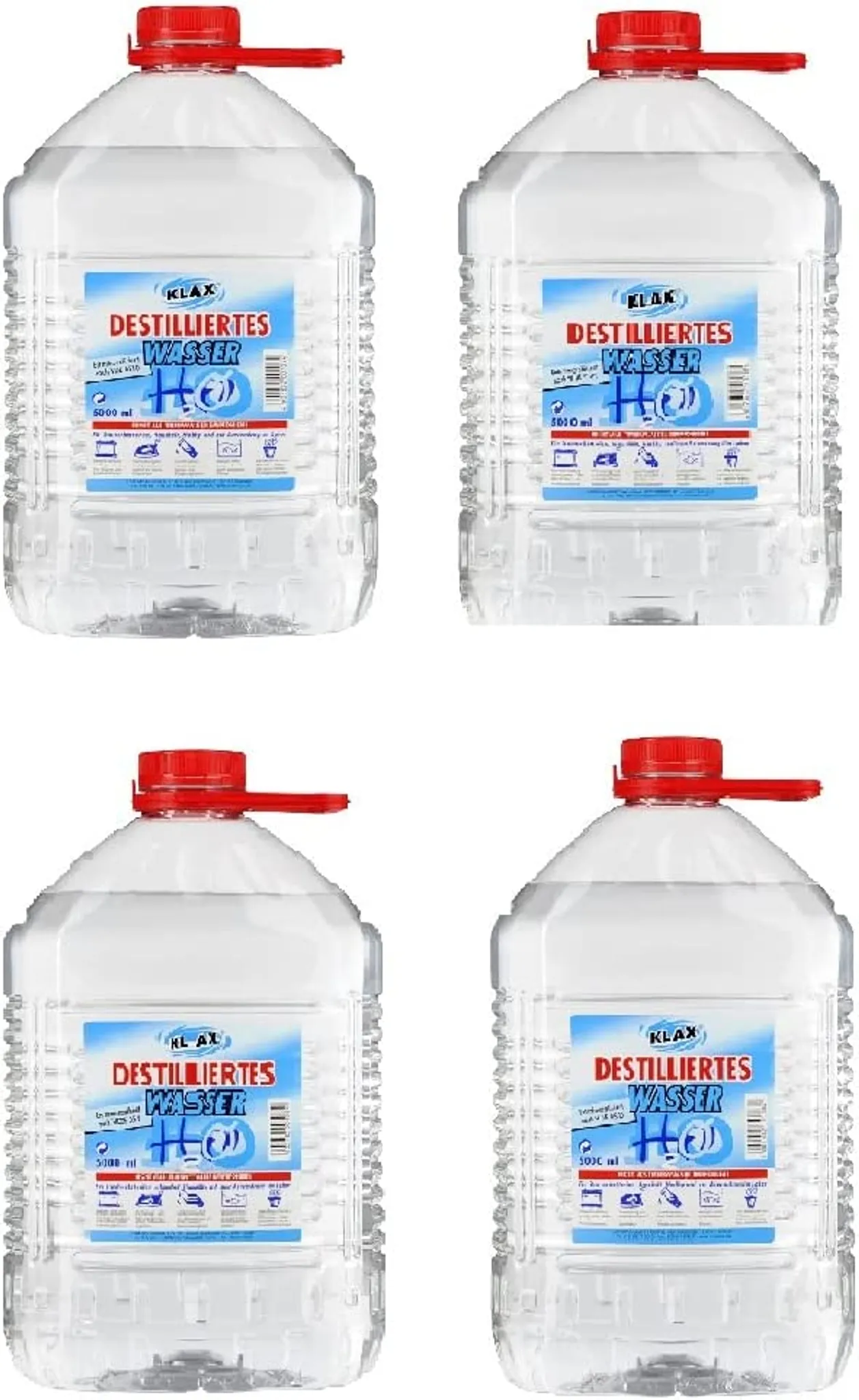 Aqua Dest 5 Liter Kanister destilliertes Wasser, unsteril und