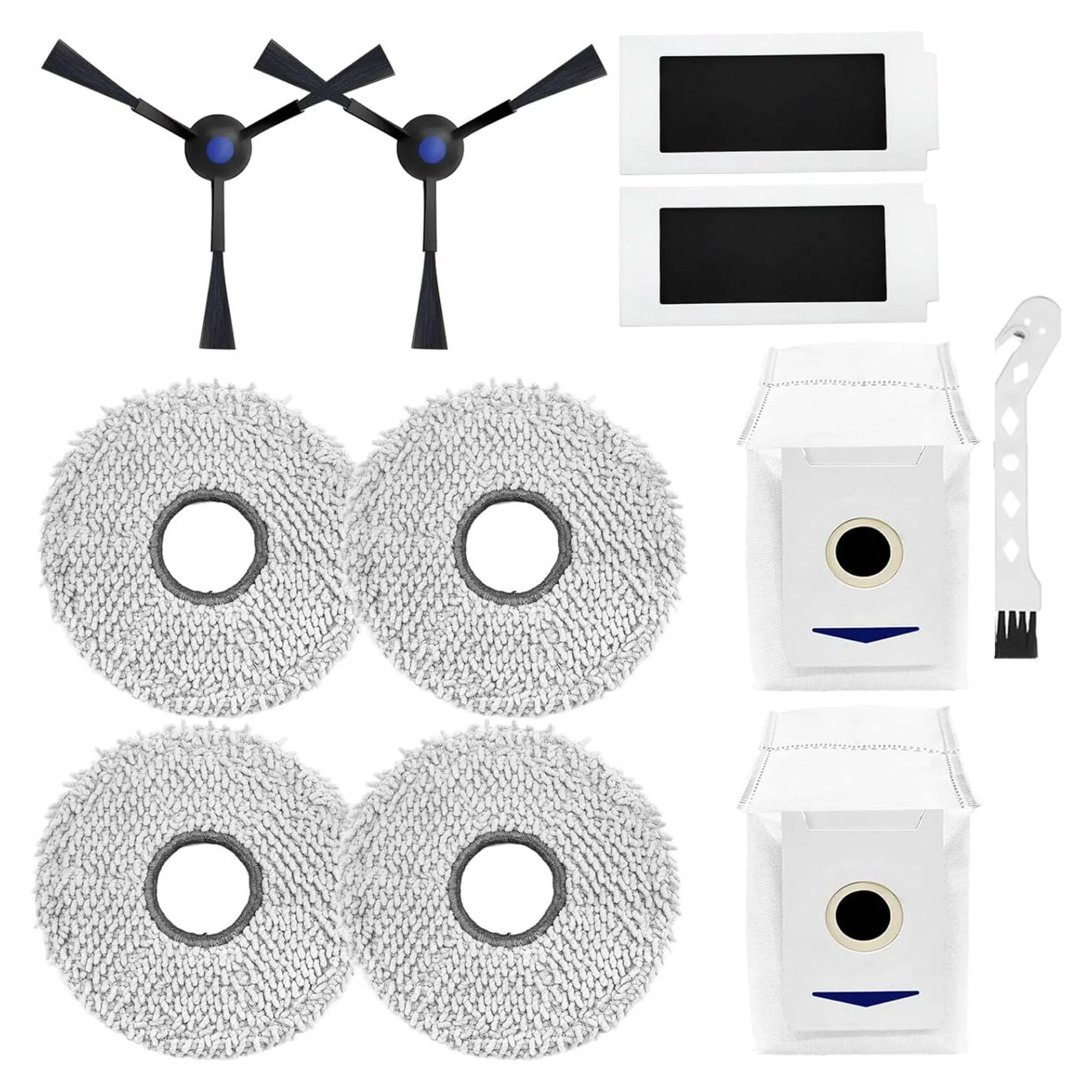 23-teiliges Zubehörset Für ECOVACS DEEBOT T30C Omni / T30C Omni Gen2 - Hauptbürsten, Staubbeutel, Wischtücher & Filter