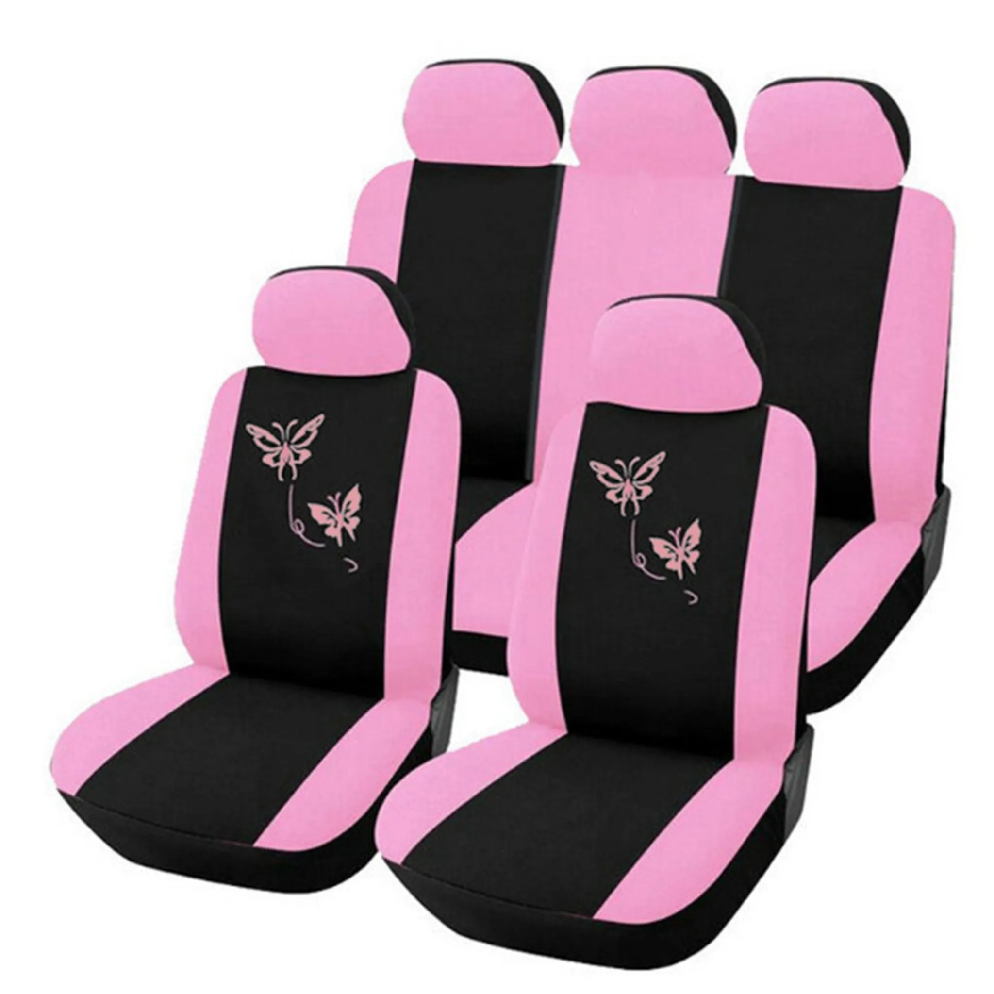 Autositzbezüge Pink Vordersitze 2+1 Transporter Sitzbezug Schonbezüge  Autositz : : Auto & Motorrad