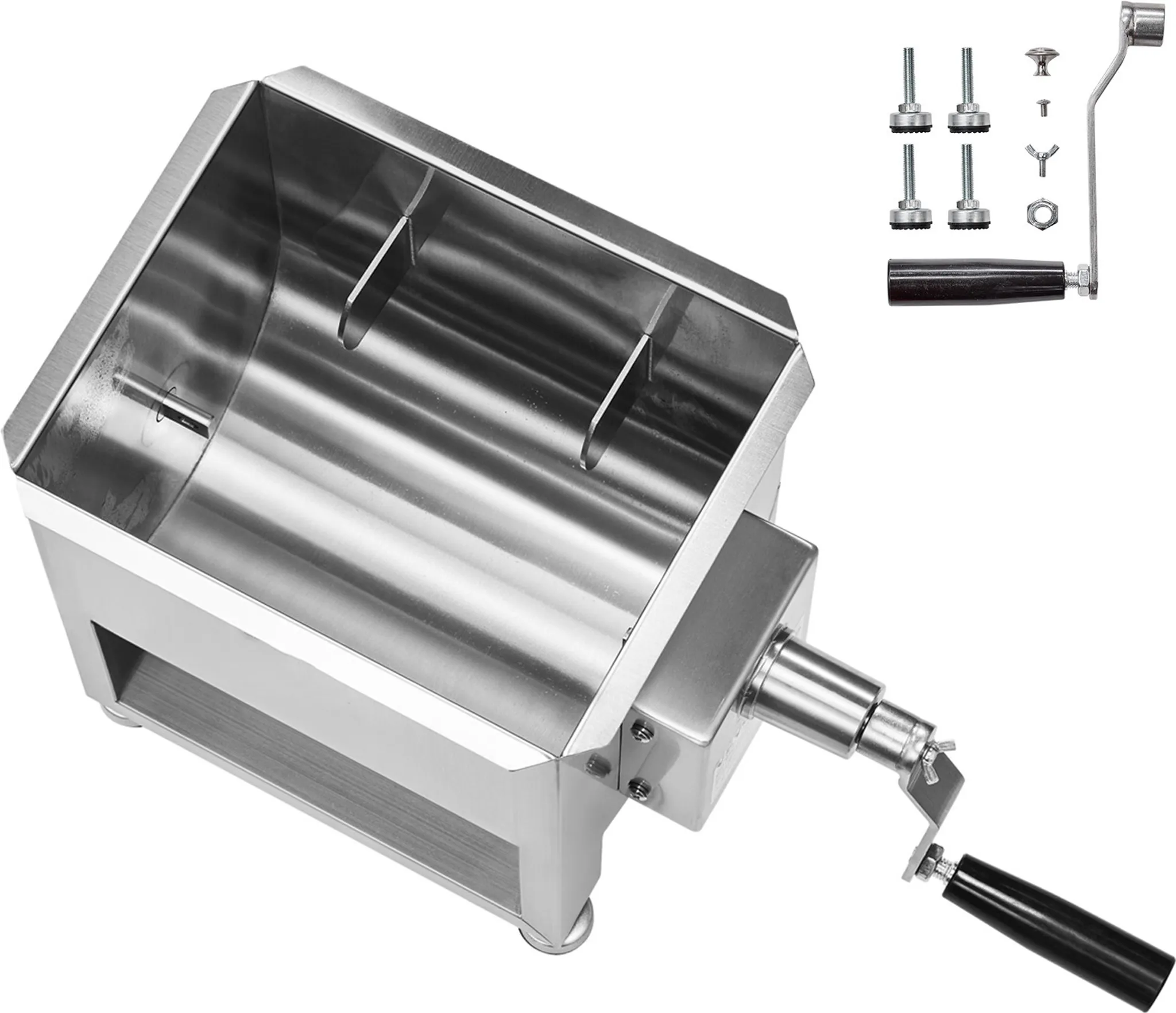 VEVOR Manueller Fleischmischer 15 L – Kippbarer B Produktbild-Vorschau 3