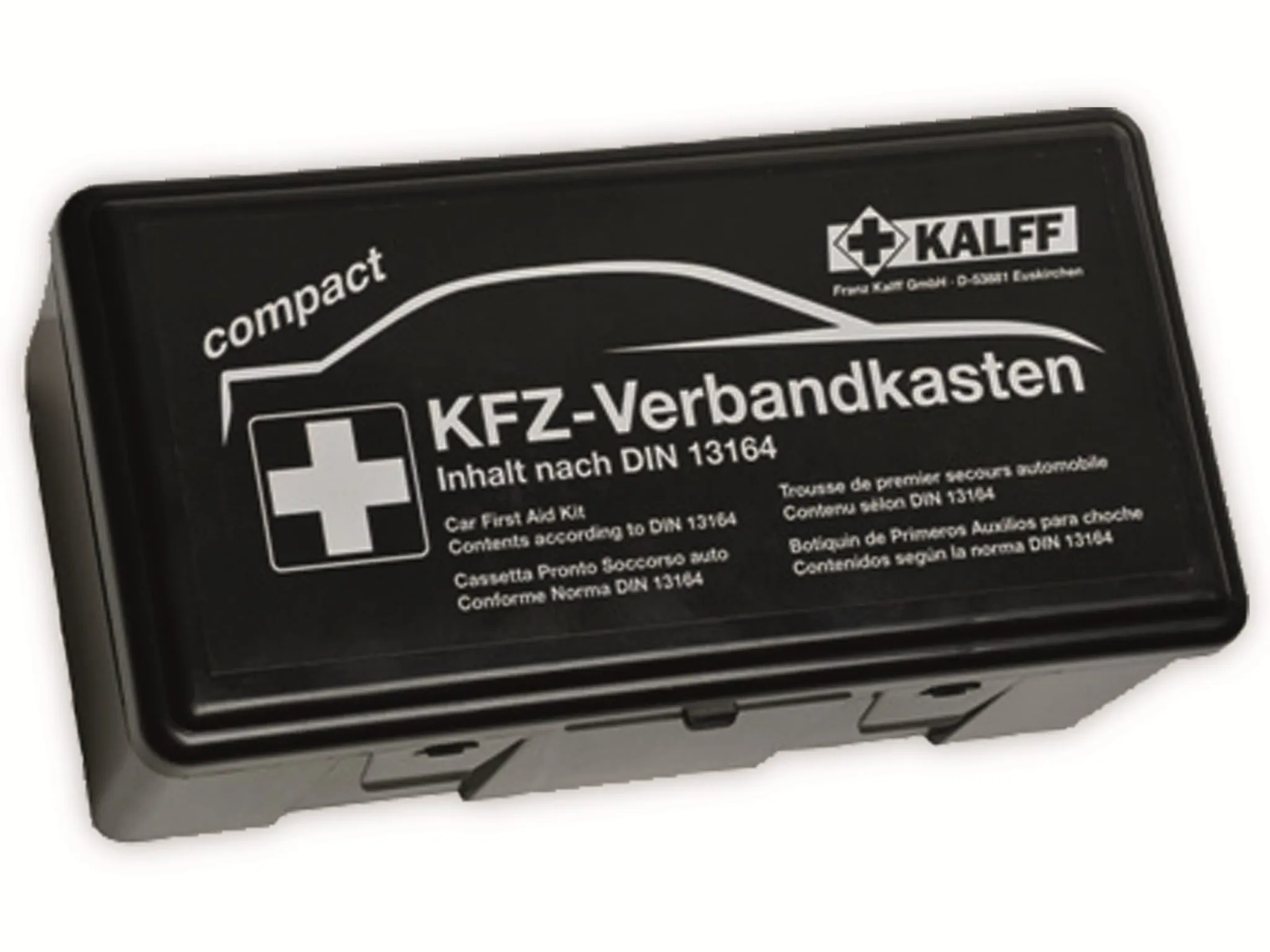 KALFF Kompakt KFZ-Verbandtasche DIN 13164 - Rot (023504) for sale online