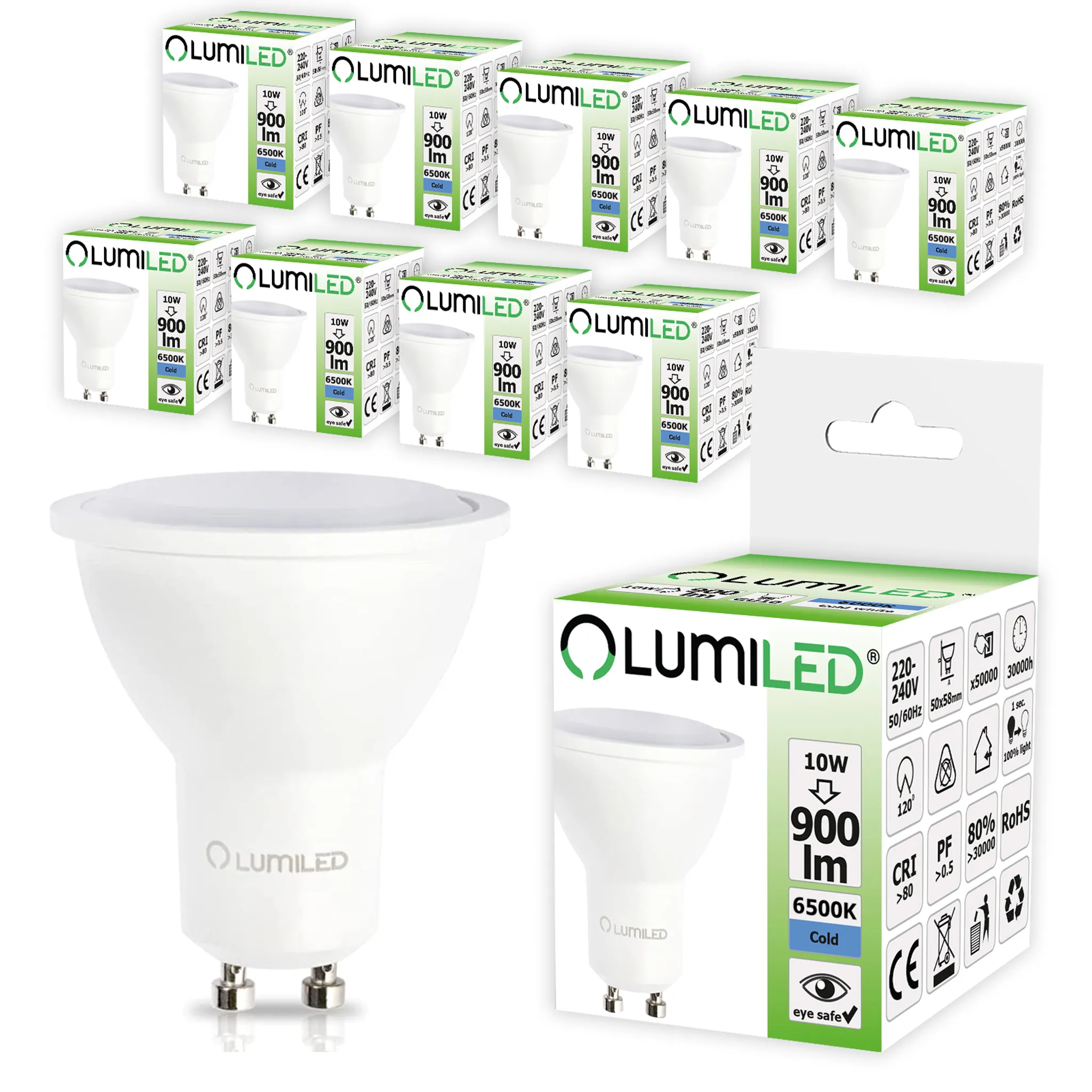 Aanpassing Publicatie handelaar LUMILED GU10 LED 10W 900 Lumen Leuchtmittel | Kaufland.de