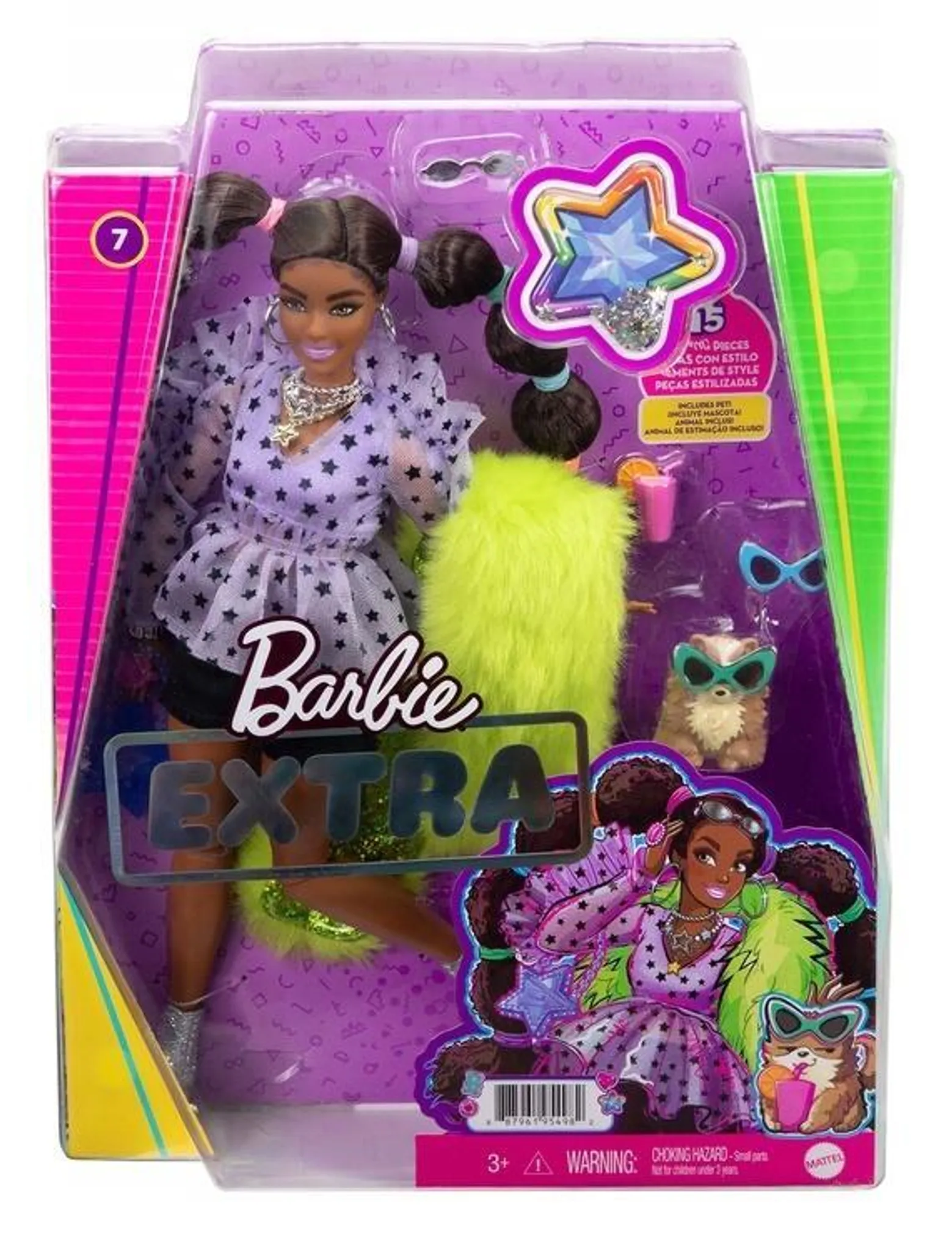 CERDÁ Barbie Beauty Set – Inkl. Haarbürste, 2 Haargummis & Etui (Offizielles Lizenzprodukt)