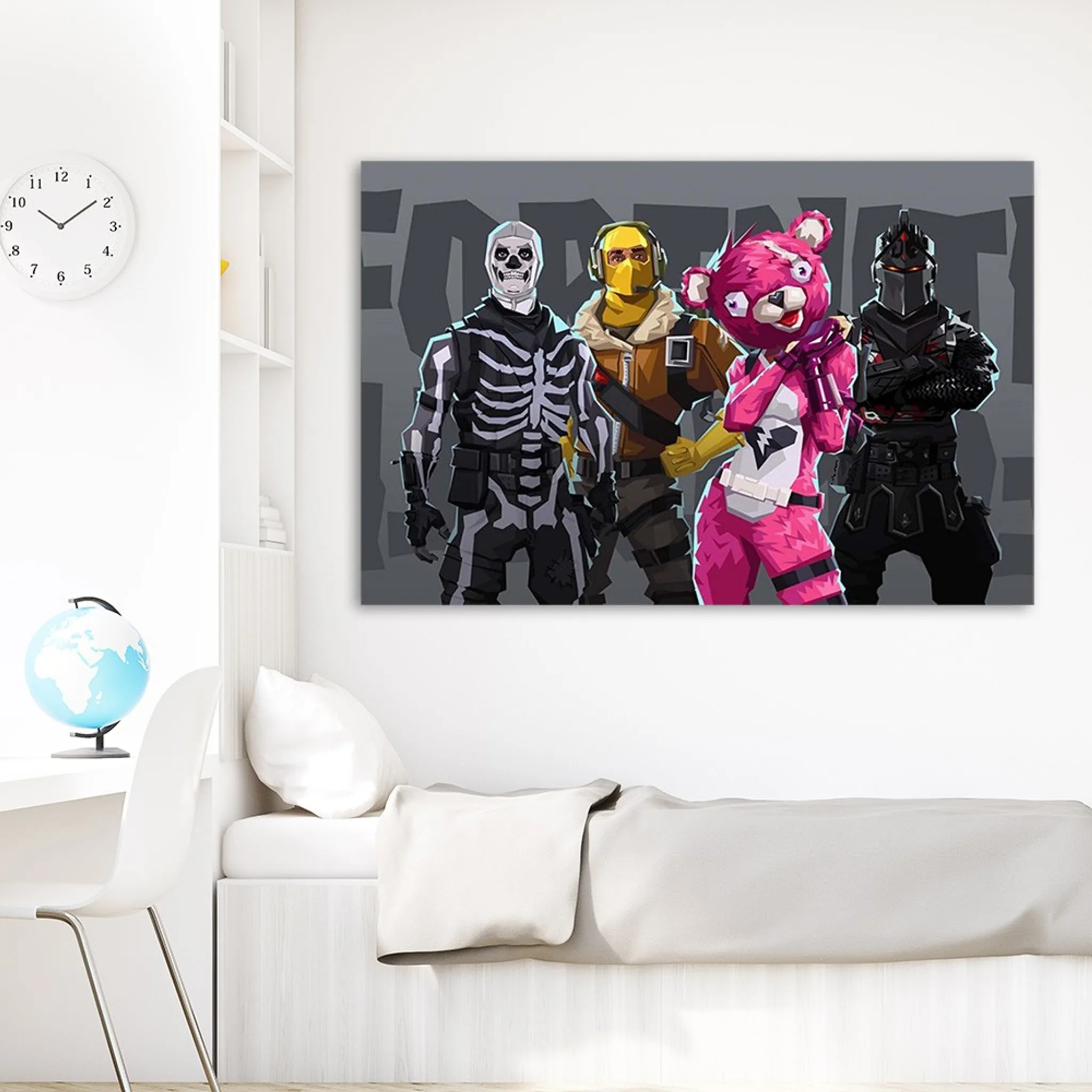 Fortnite BILDER für JUGENDZIMMER T120x80 cm