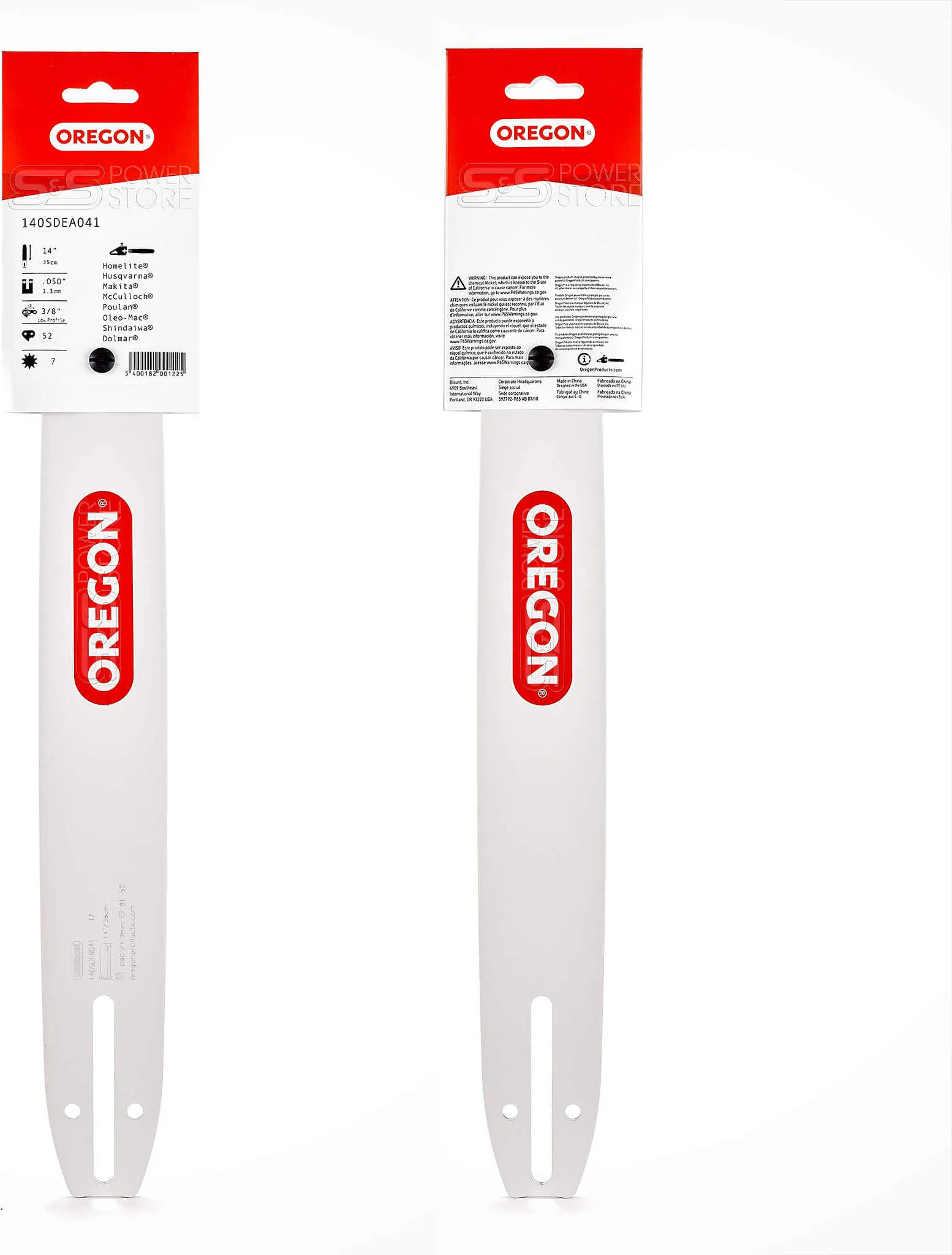 Sägekette Für PARTNER Motorsäge P842 – 40 Cm Schwertlänge, 3/8 Zoll, 1,3 Mm Teilung, 56 Treibglieder