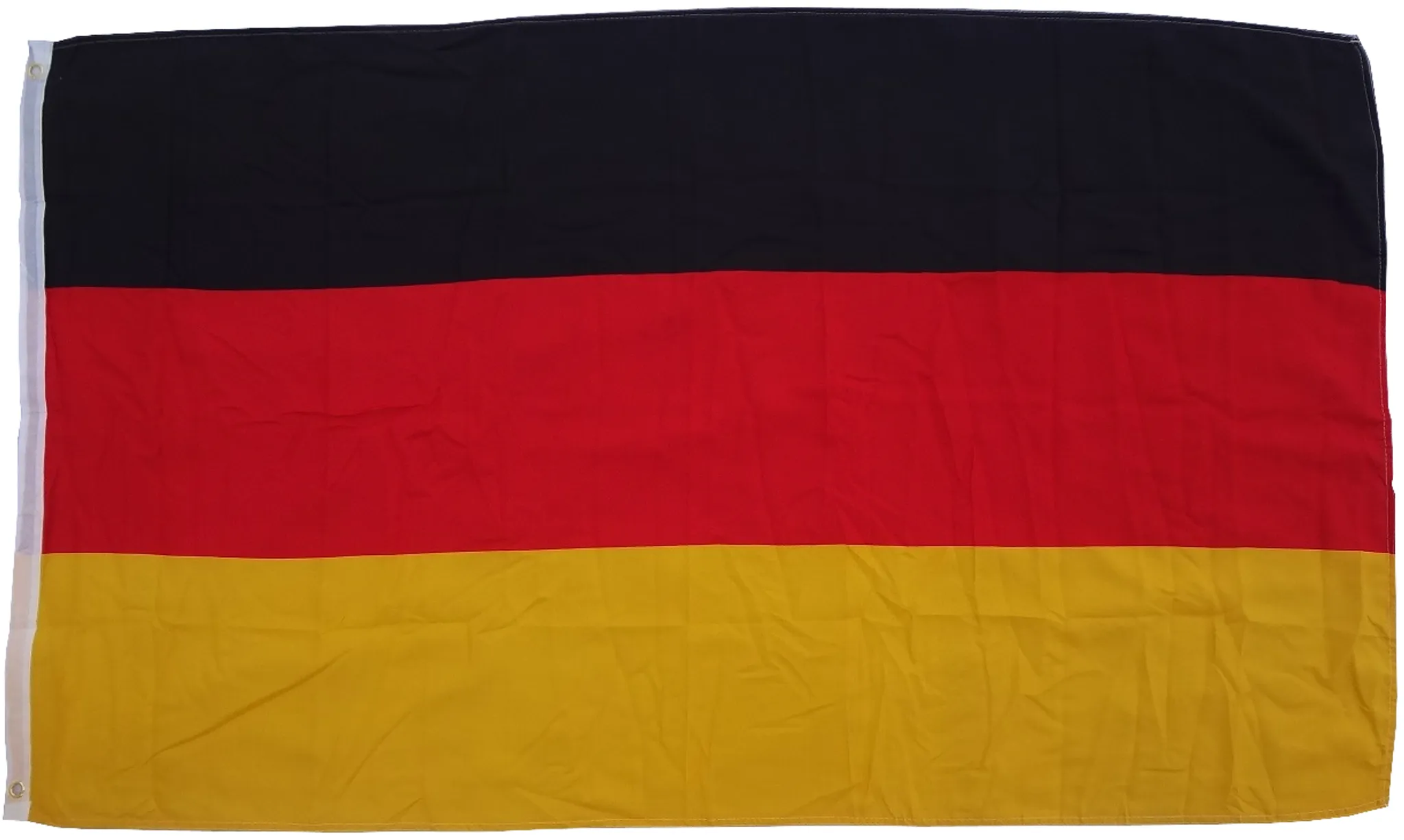 Die deutsche Flagge zum Aufkleben aufs Fahrzeug