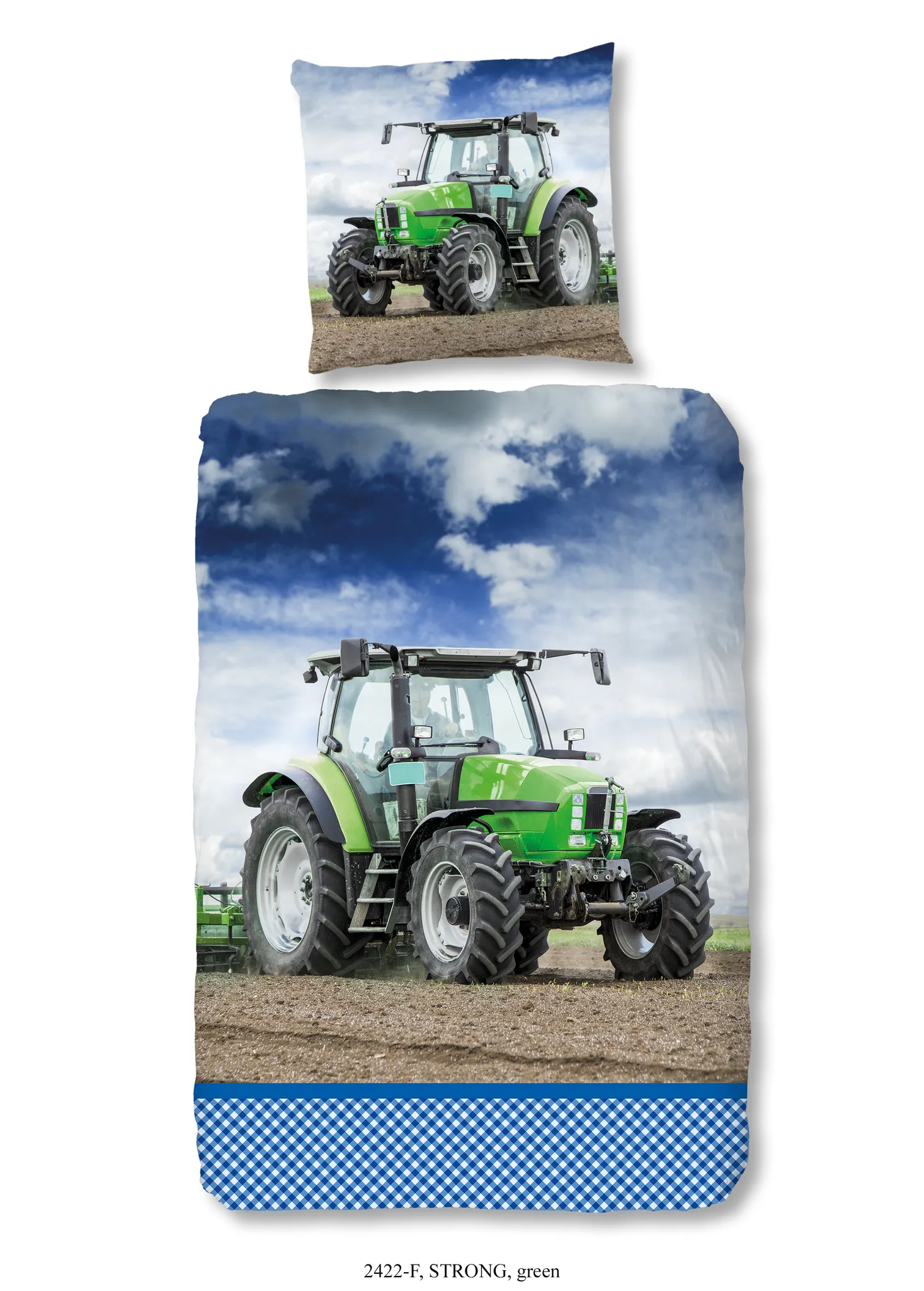 Traktor-Zubehör Für Das Plastiklaubdecken-Bett-Legen Stockbild - Bild von  landschaft, nahrung: 149842909