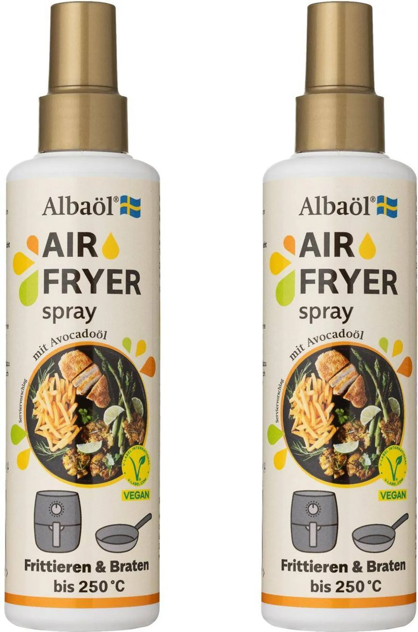 Albaöl Air Fryer Spray 2 x 190 ml – Öl-Spray mit Avocadoöl