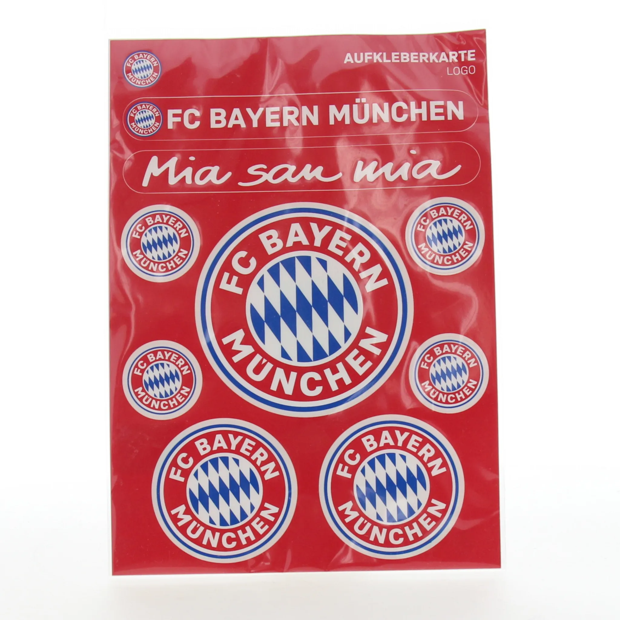 FC Bayern München Aufkleberkarte Logo Sticker