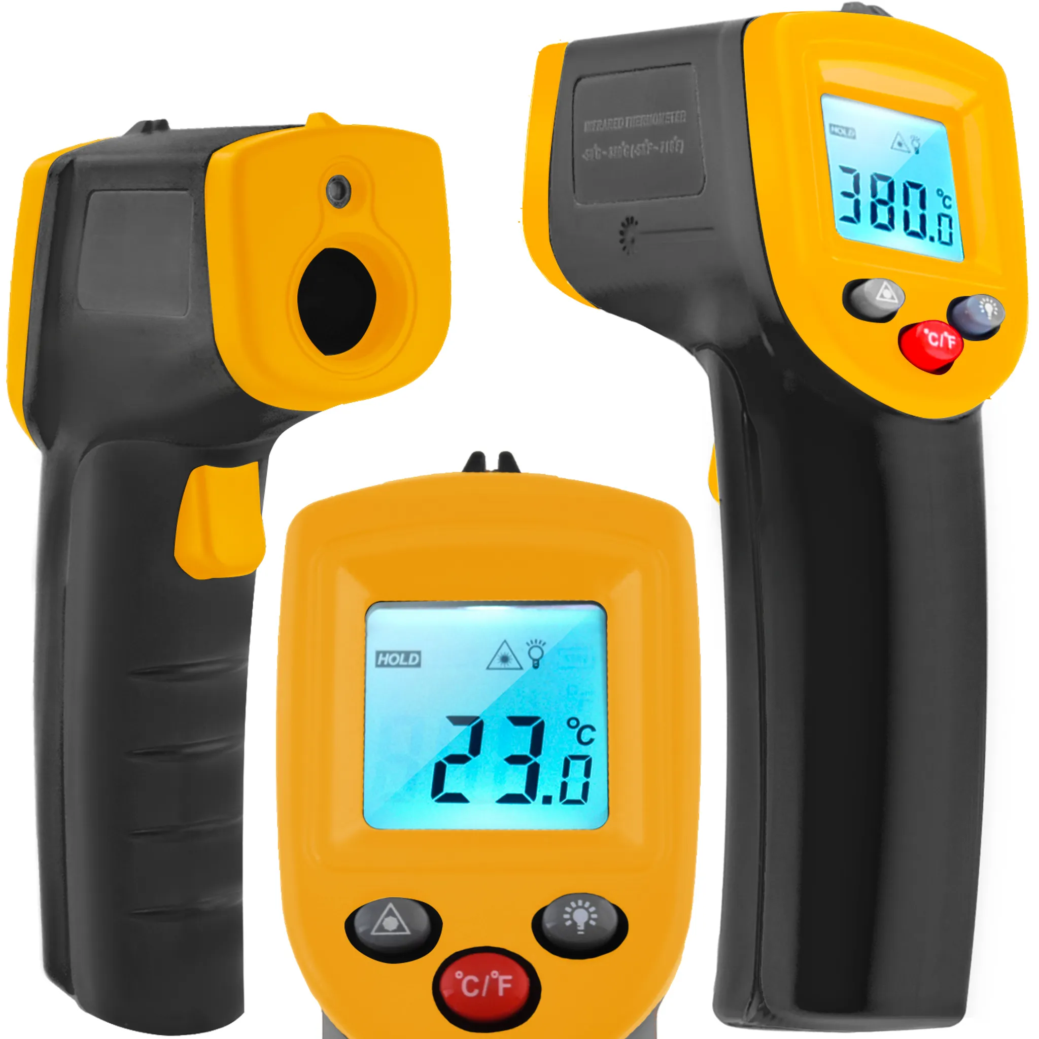 BGS Digital Laserthermometer Thermometer 50-500 °C Temperatur M;essen  Infrarot - Werkzeuge + Maschinen