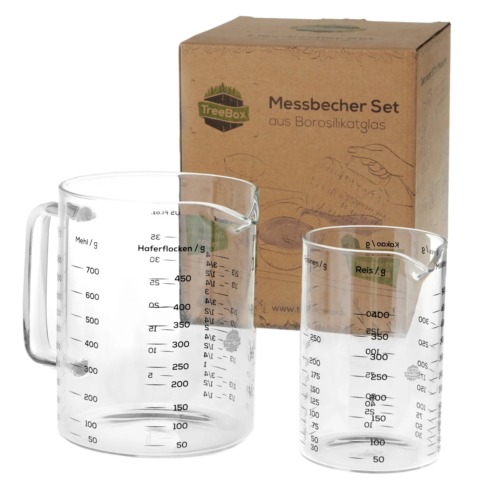 WMF Messbecher Glas 0,5 Liter Gourmet