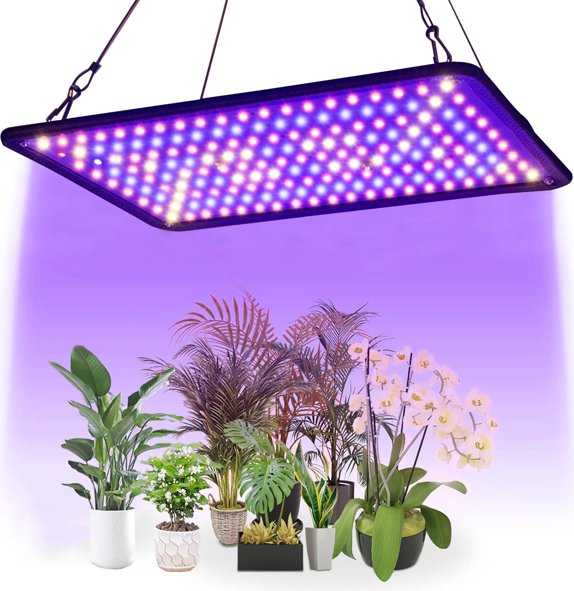 20W 180 LED lampa na rastliny s plným spektrom svetla pre
