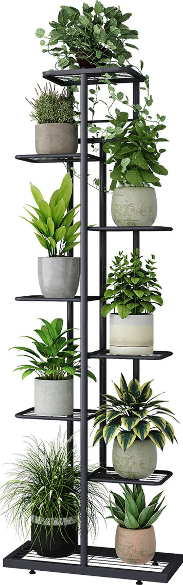 Operitacx Wandmontierter Blumenkasten Aus Metall - 51x21x12 Cm, Mit Tablett, Für Balkon & Garten