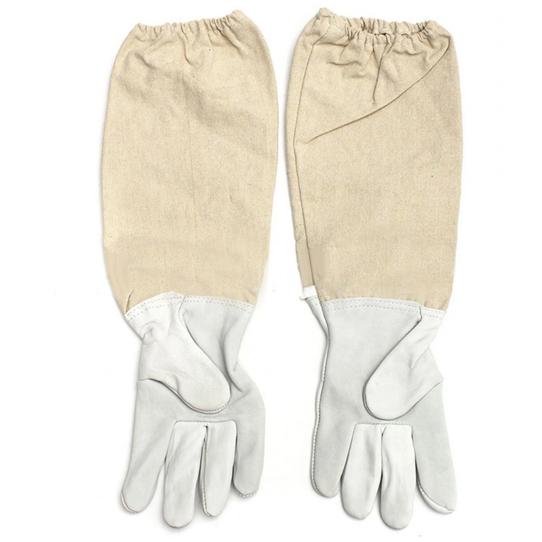Produktbild von Imkeranzug Mit Ziegenleder-Handschuhen – Stichfester Schutzanzug Mit Schleier, Atmungsaktiv, Für Hobby & Profi – Inklusive Handschuhe Mit Langen Ärmeln