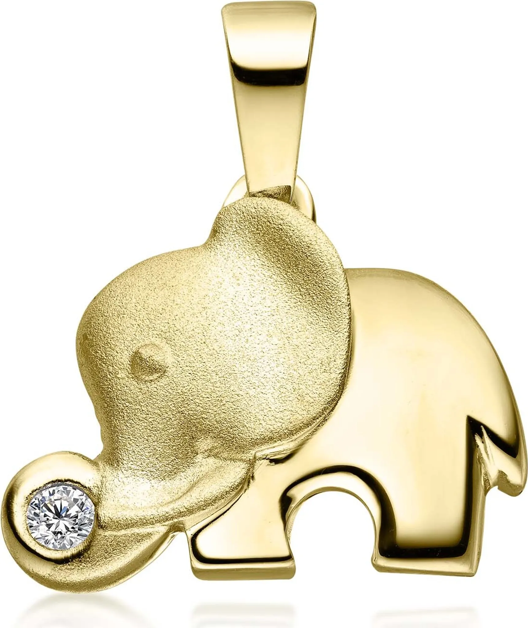 MATERIA By Matthias Wagner Kettenanhänger Elefant Gold 925
