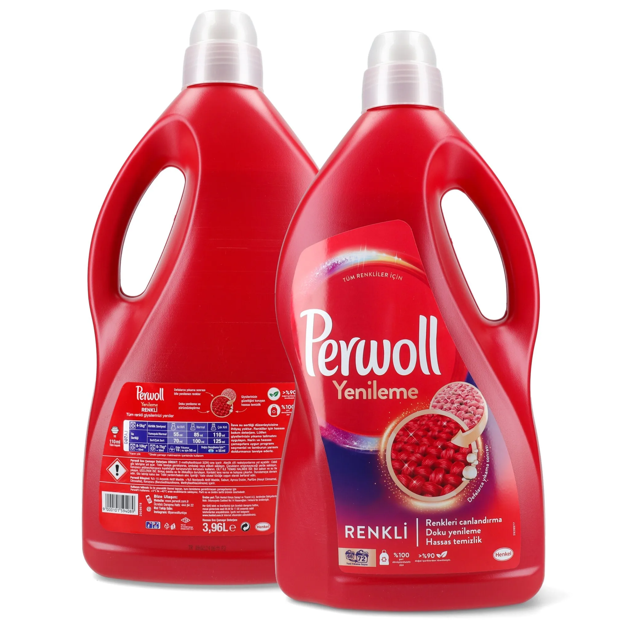 Perwoll Color Renew Waschmittel 3.96 L Flüssigwaschmittel