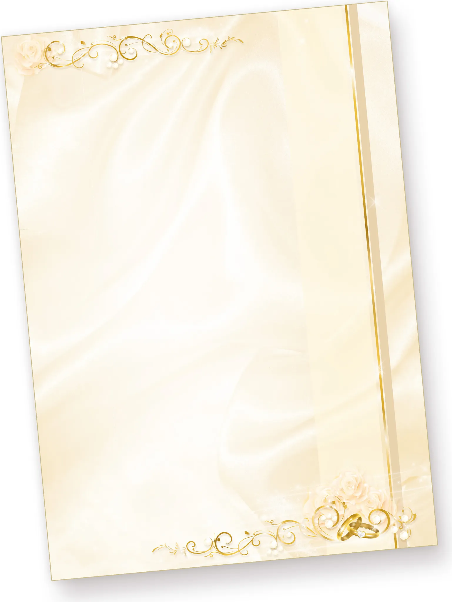 Motivpapier Briefpapier süßes Eulen-Brautpaar Motivpapier Briefpapier süßes Eulen-Brautpaar