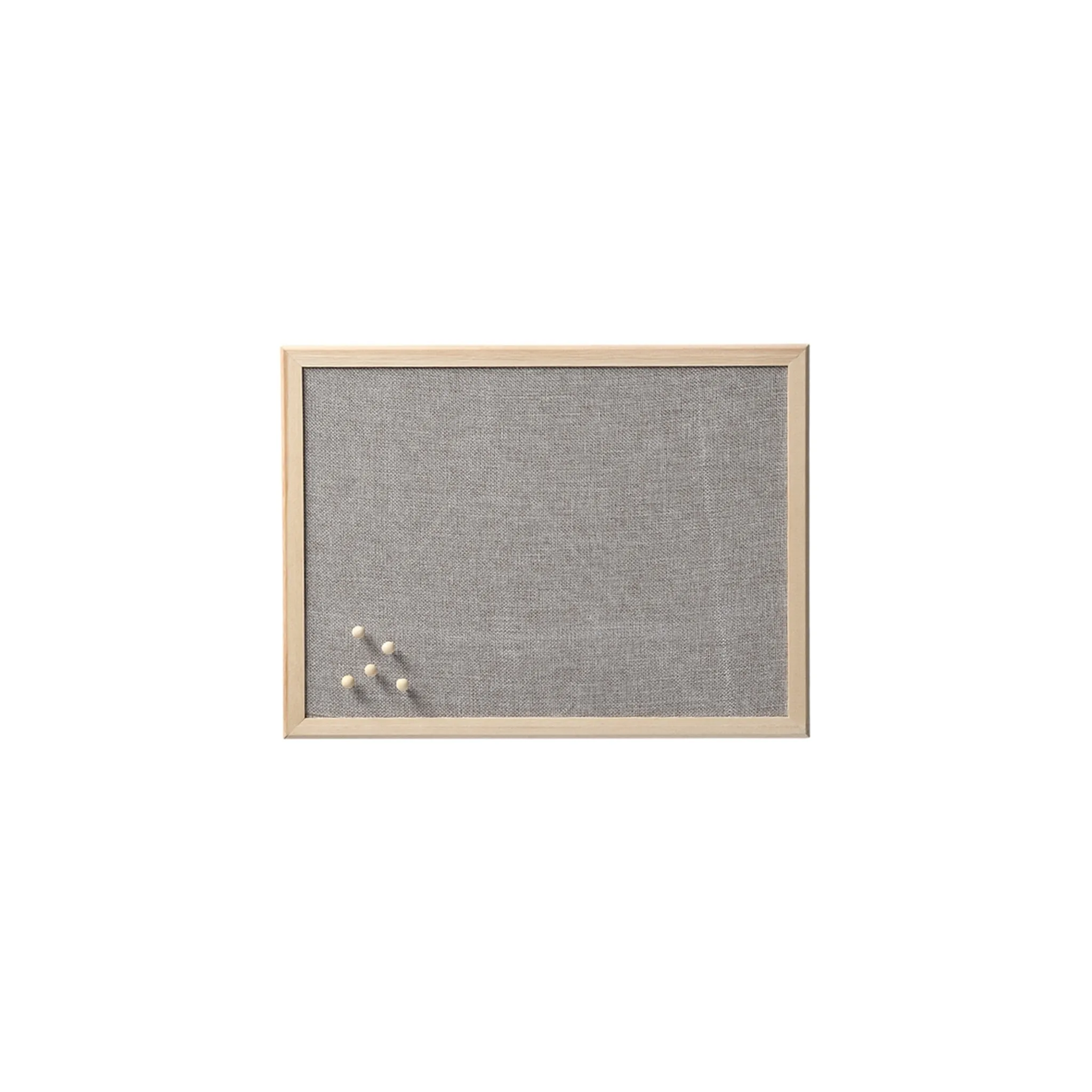 ZELLER PRESENT Pinboard Leinen/Kiefer 30x40cm | Hängekörbe