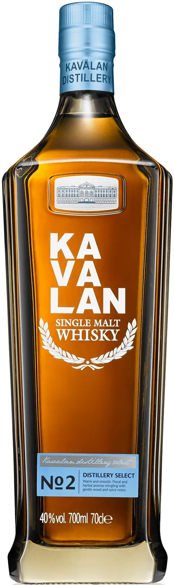 Single Whisky Whisky 40%vol NV 0.7 1 Distillery Malt ( ) x L Taiwan Select Kavalan aus No.2 Kavalan