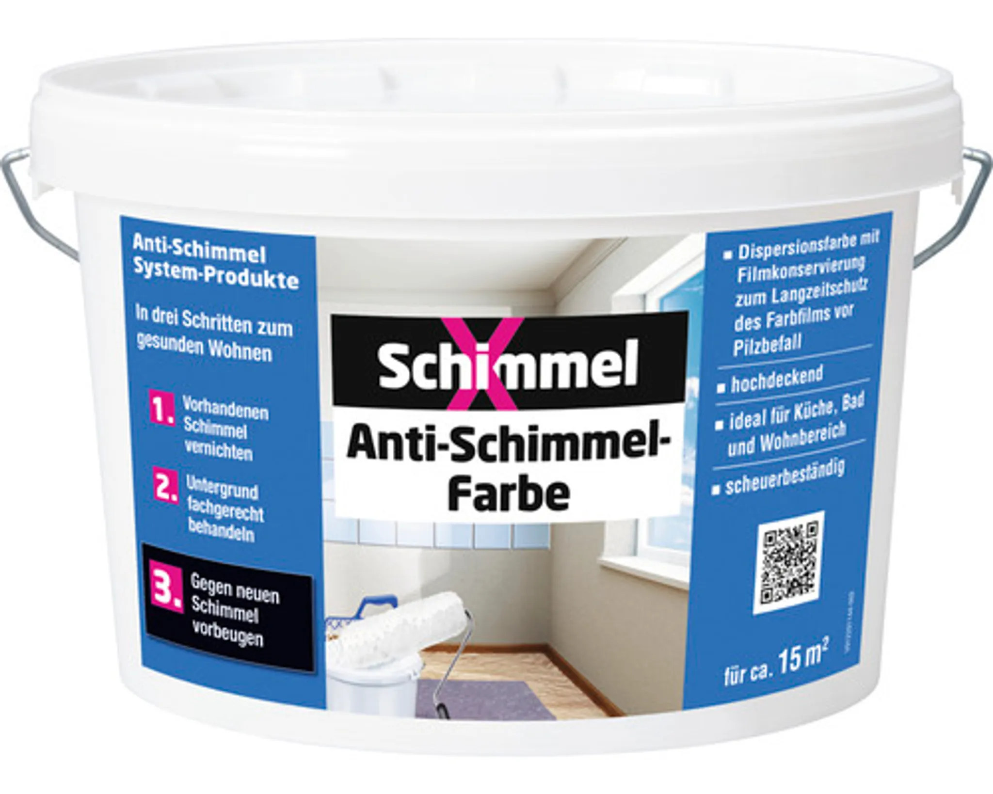 SchimmelX Peinture de retouche Blanc 250 ml