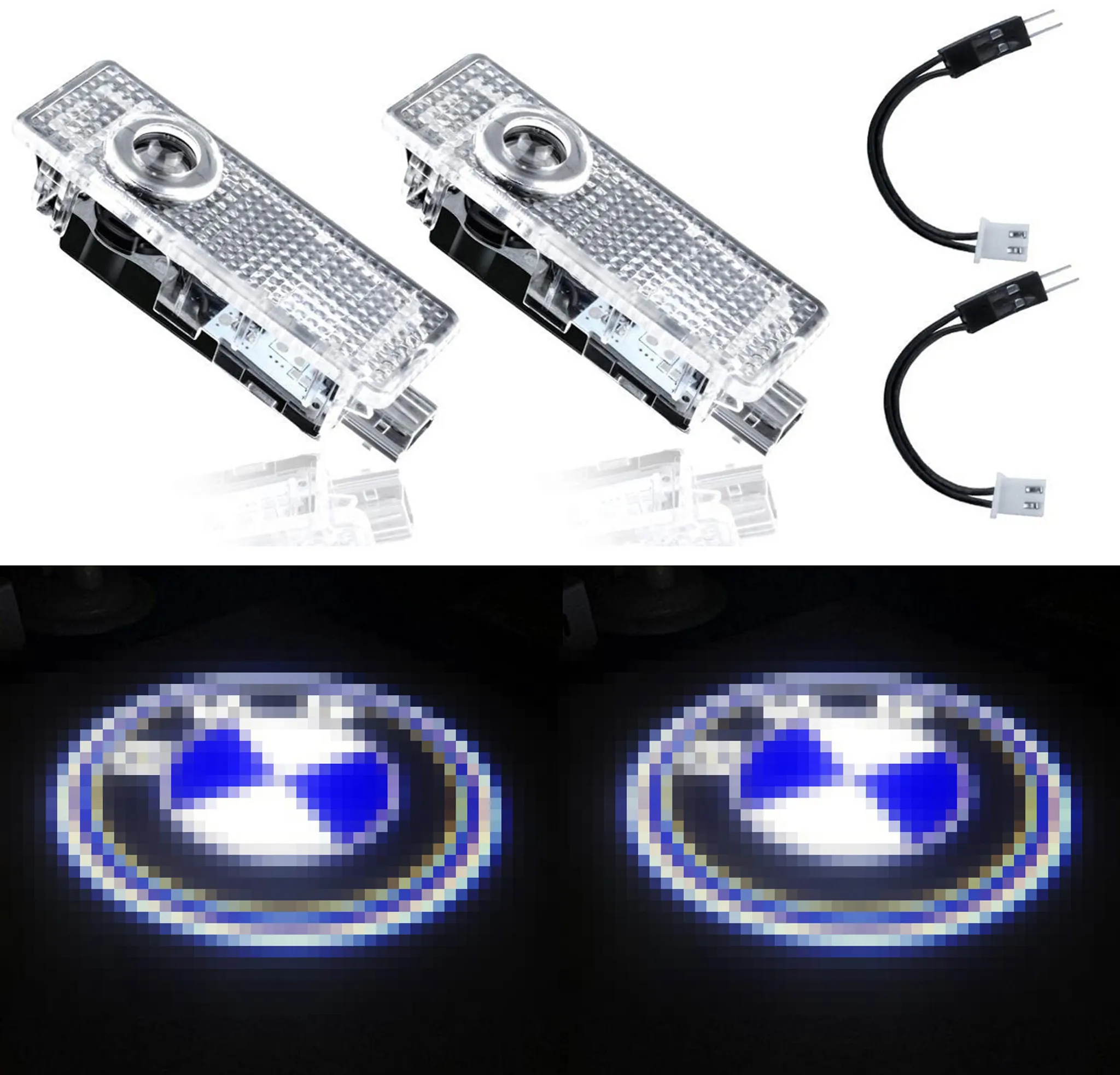 2x LED SMD Einstiegsbeleuchtung Laser Projektor Logo für BMW