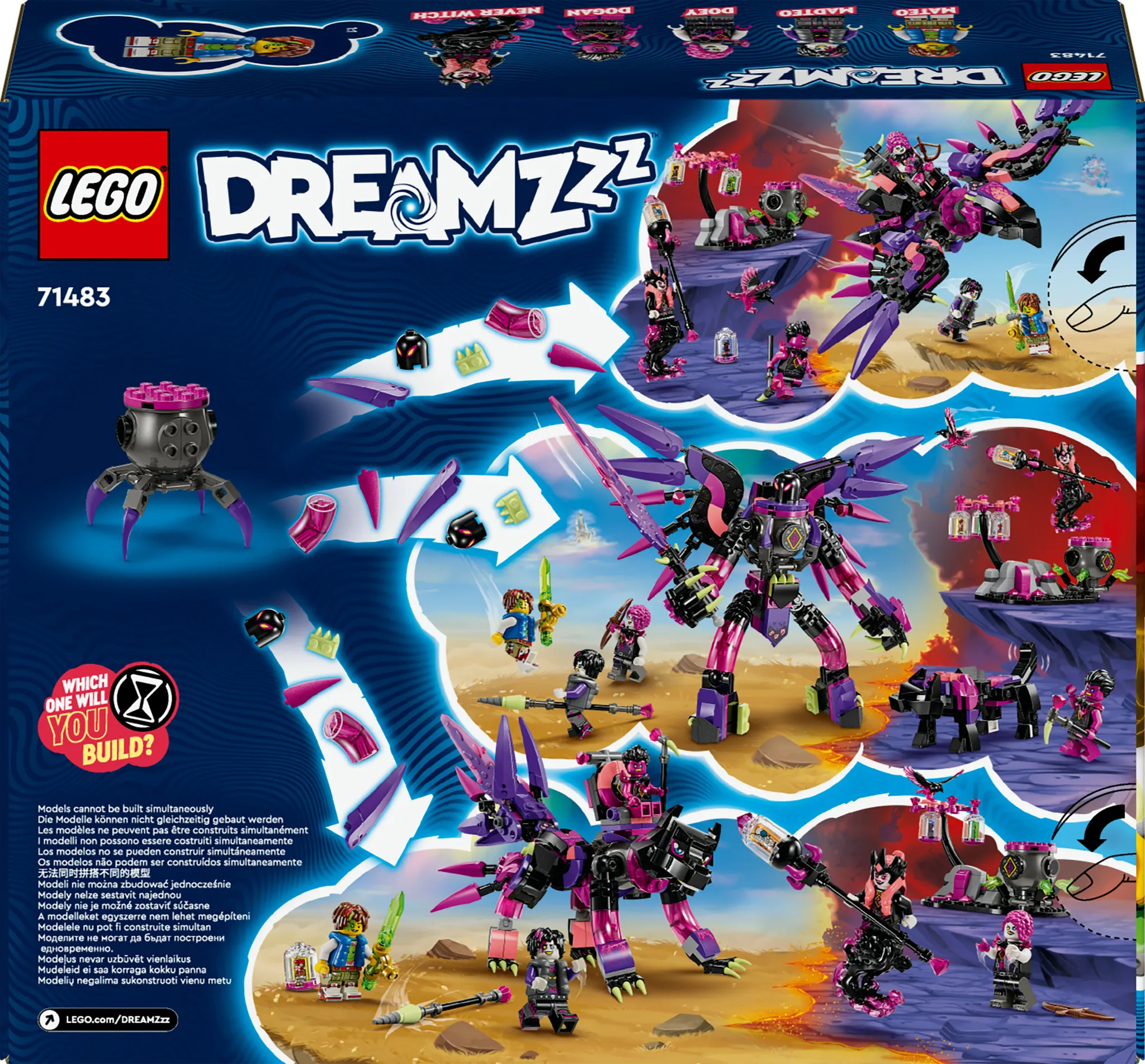 LEGO DREAMZzz Stwory z koszmarów Nigdywiedźmy, Kreatywna