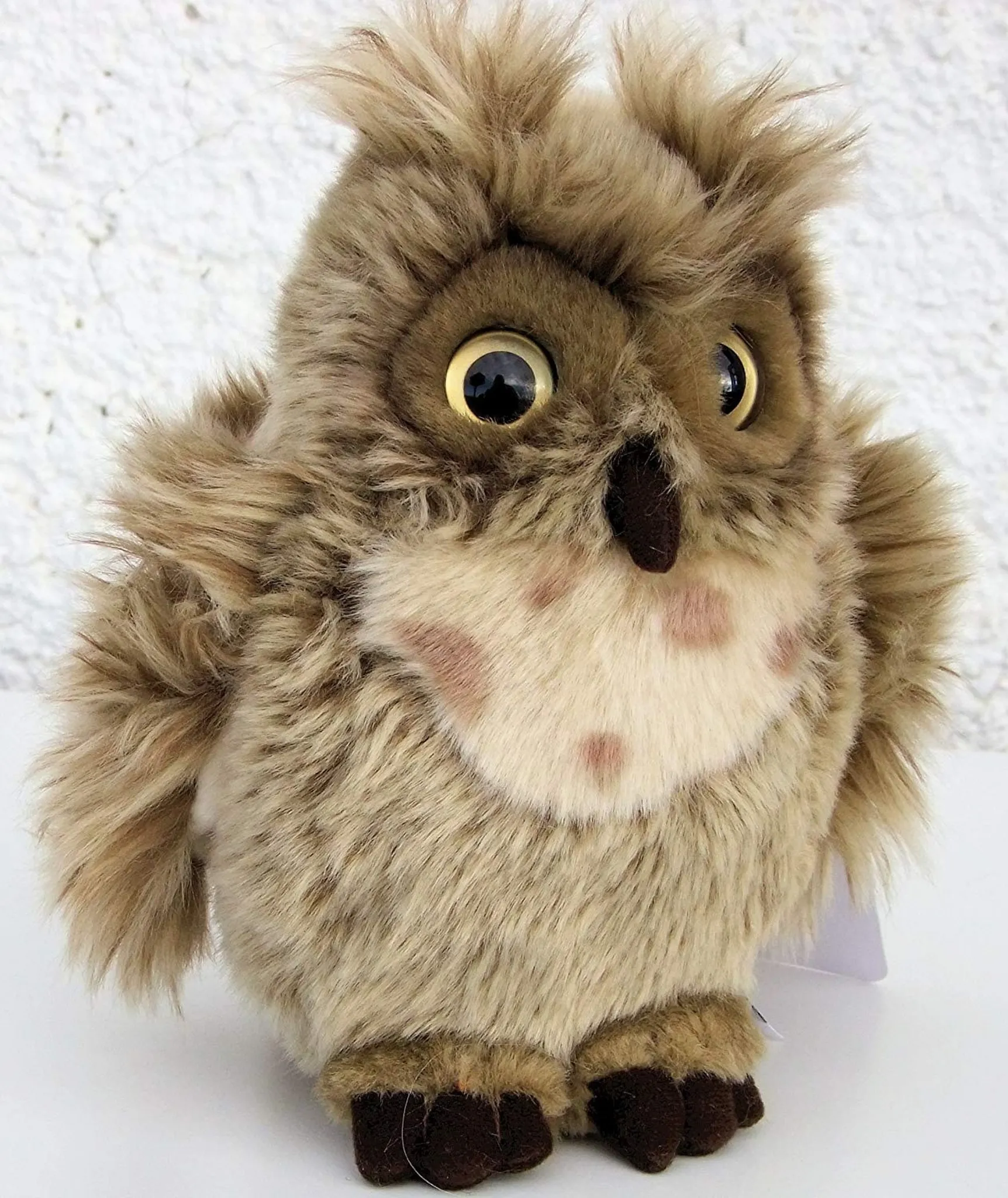 Uni-Toys Virginia-Uhu Plüschtier 24cm Lebensecht Kuschelig Uni-Toys  Virginia-Uhu Plüschtier 24 Cm - Lebensechte Horneule Kuscheltier - Acryl  Flauschig Weich Kinderspielzeug Plüschtier, image size:1724x2048