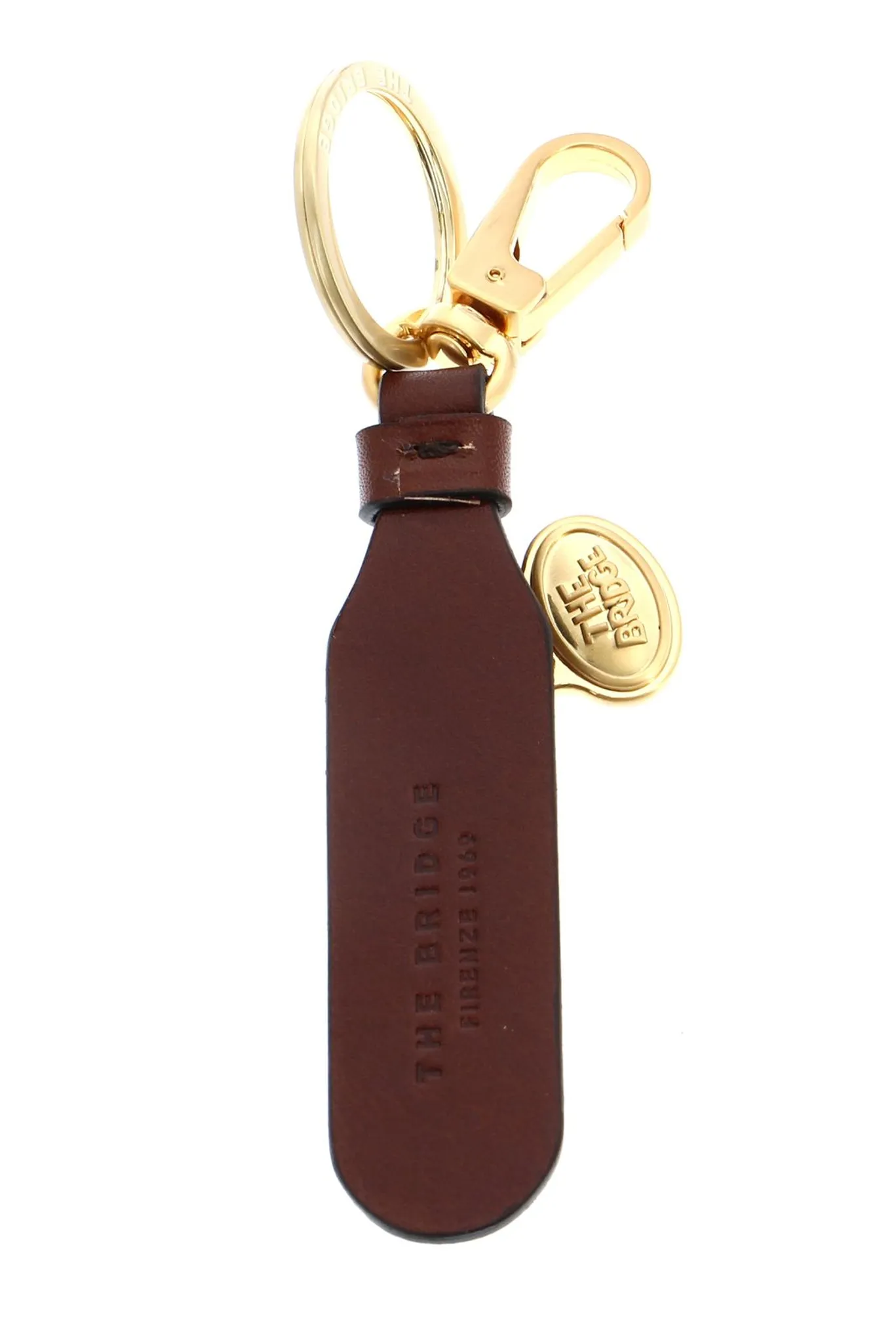 THE BRIDGE Duccio Key Ring Marrone TB 14