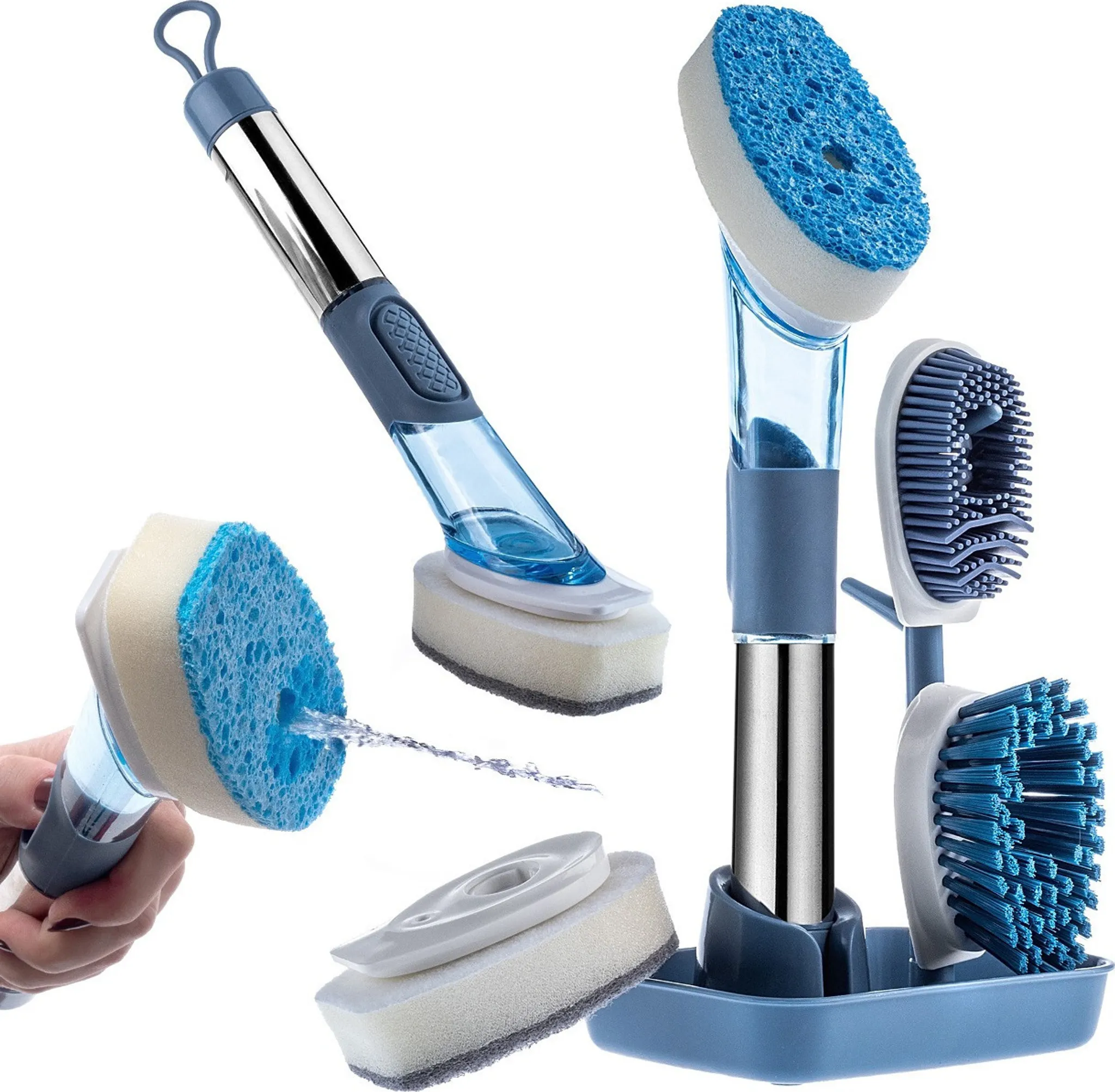 MisterVac | compatibile con bocchetta pavimenti, bocchetta scopa, bocchetta parquet, bocchetta ricambio + 2 rulli in feltro di ricambio Sprintus Ares