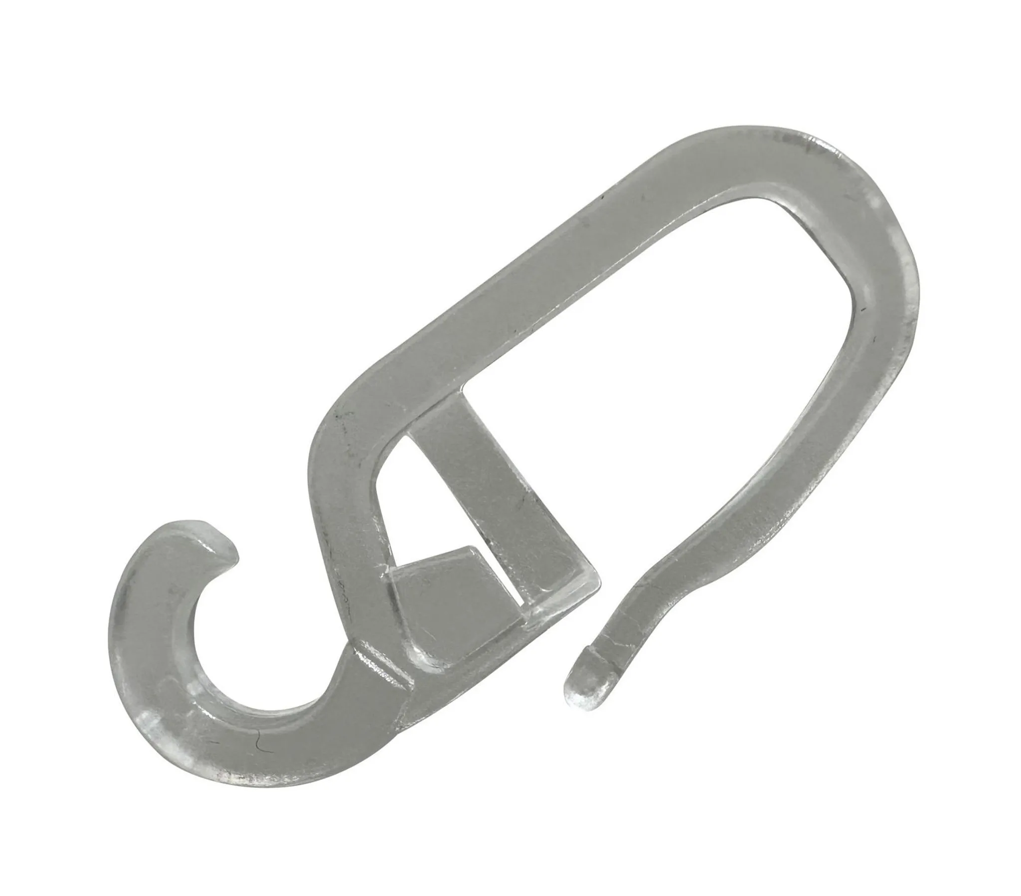 Gancio decorativo per finestra, trasparente, set da 20, 35 x 20 mm, adatto per finestre fino a