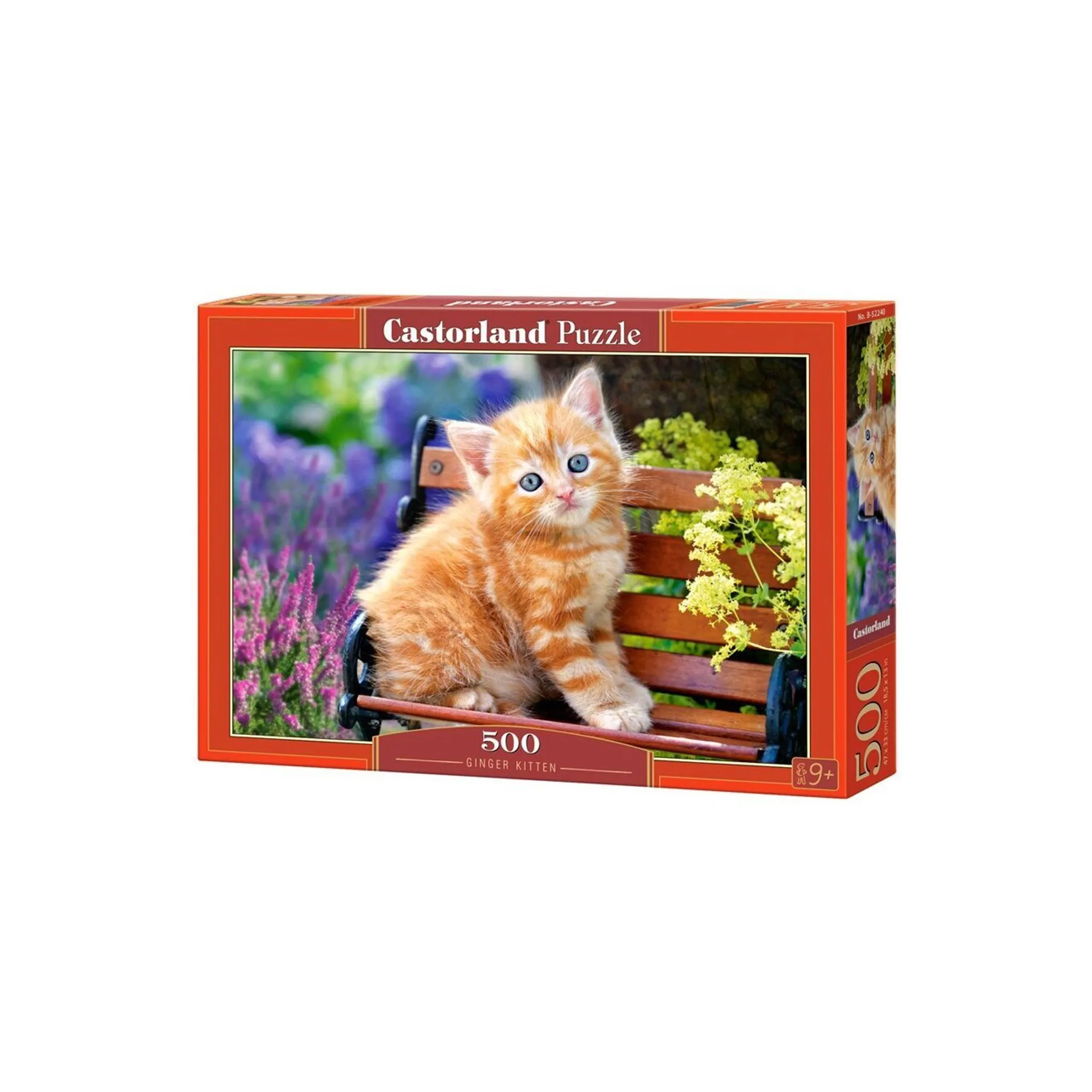 Castorland Ginger kitten 500 pcs, 500 szt., Fauna, 9 lat(a)