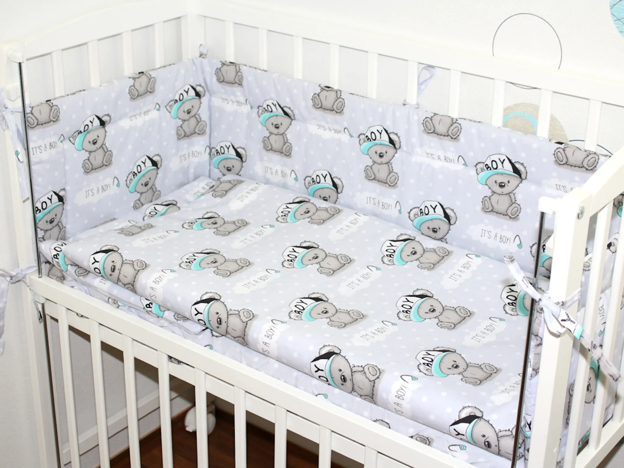Baby & Kind Babyartikel Baby & Kindermöbel Babybetten Babybettwäsche Baby Bettwäsche für Beistellbett 40x90cm Set 