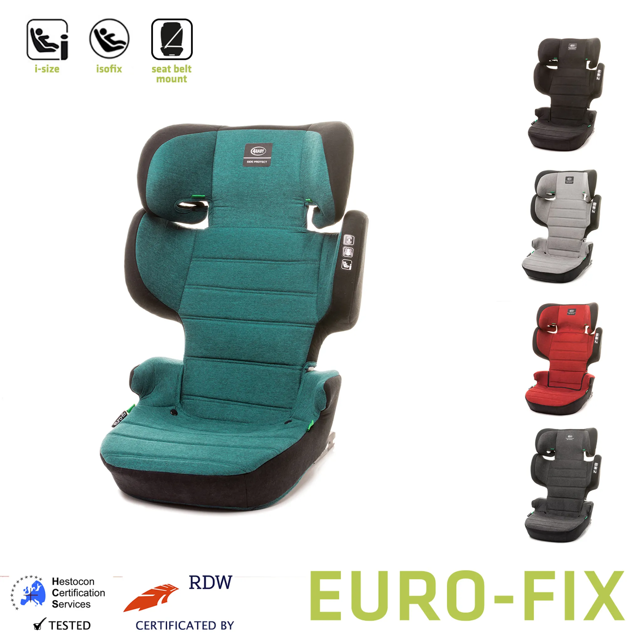 i-Size Euro-FIX 4Baby , Kindersitz 15-36kg,