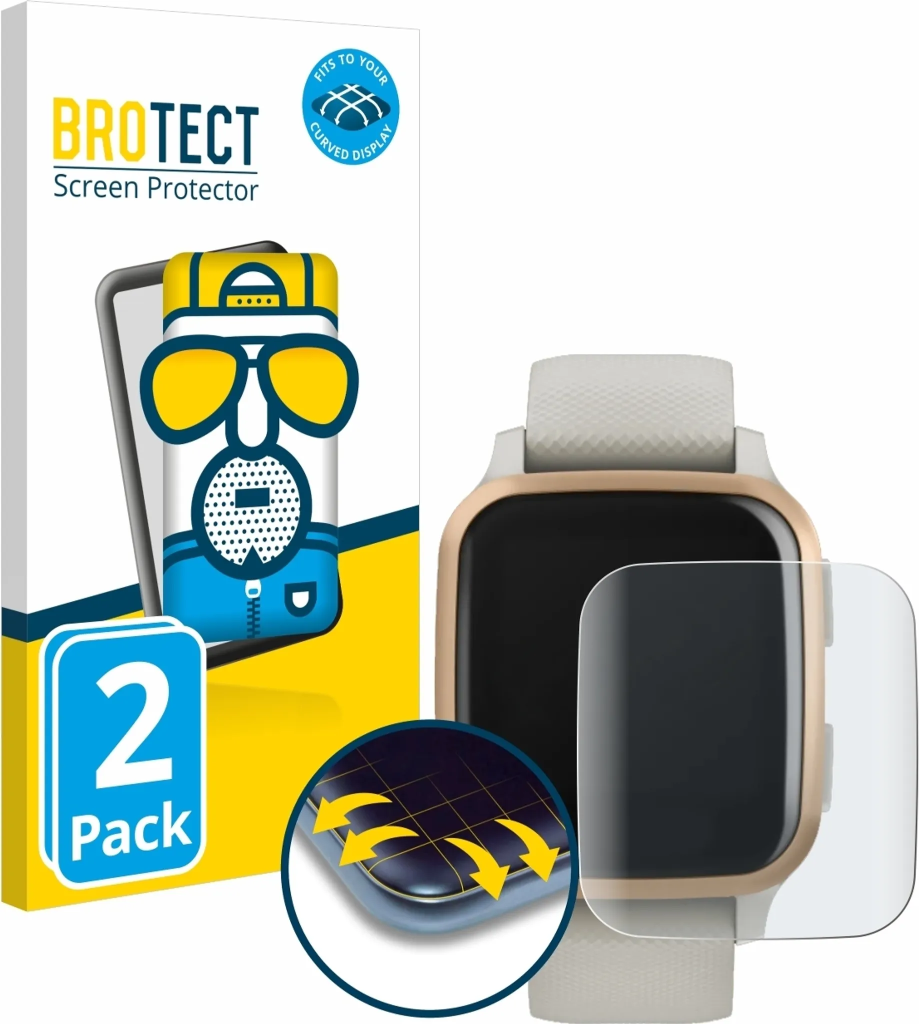 BROTECT Matte Displayschutzfolie Für Garmin Instinct 2X Solar – Selbstheilend, Blendfrei & Passgenau