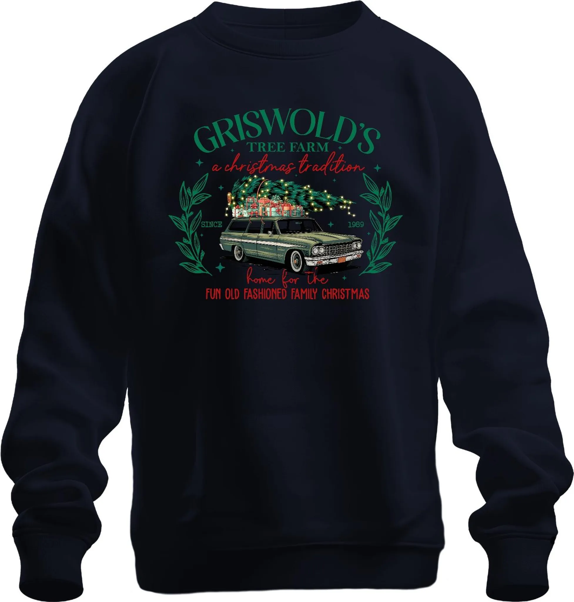Maglietta Uomo 'Griswold's Tree Farm' - Stampa Natalizia Divertente, Regalo Perfetto Per I Fan Dei Film Di Natale
