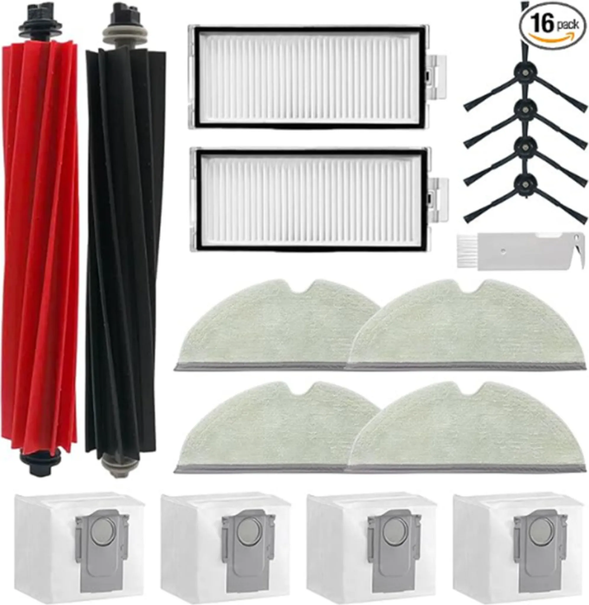 10 Sacchetti Compatibili conRoborock S8+/ S8 Pro Ultra/ S7