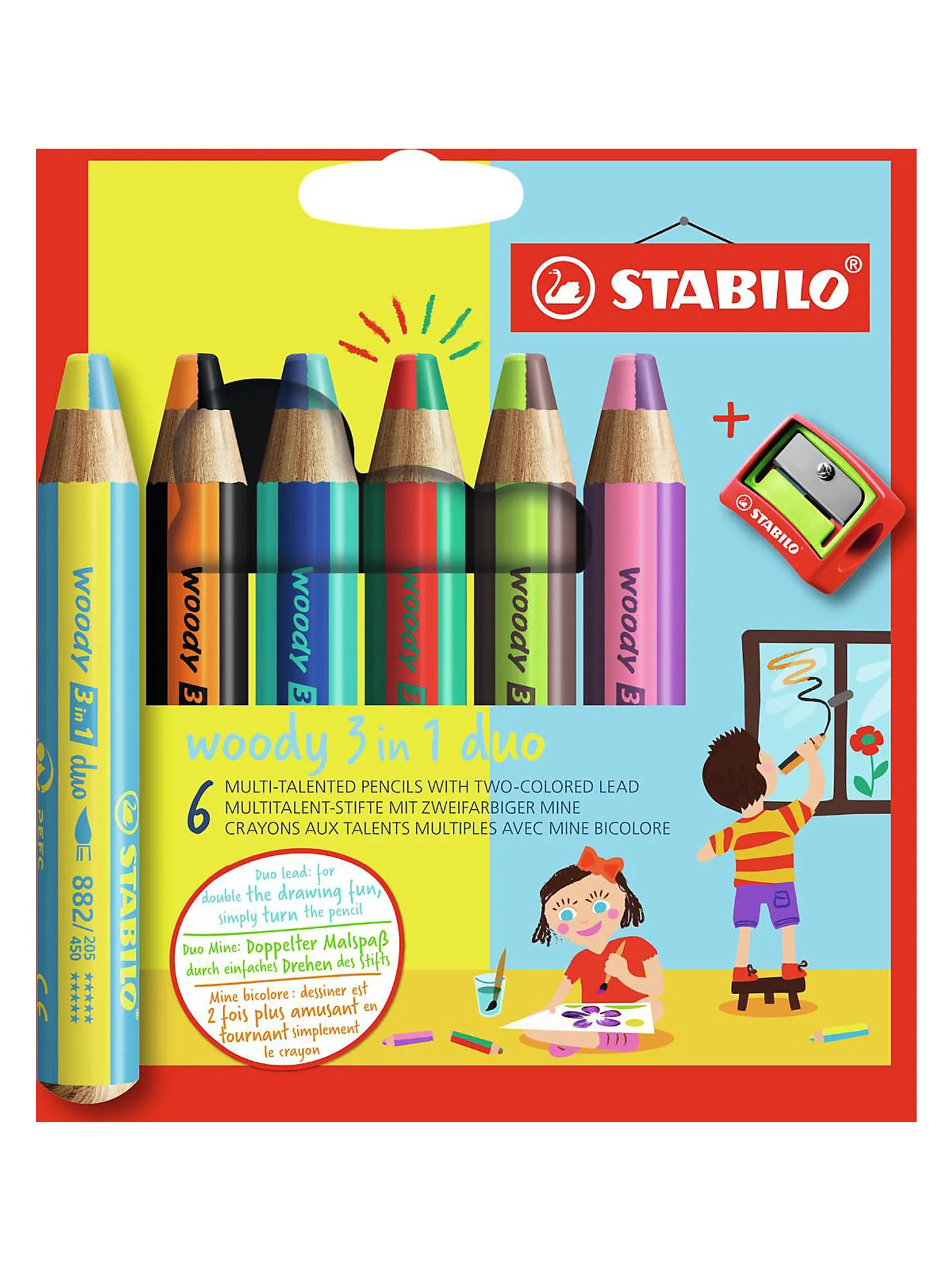 STABILO woody 3 in 1 Multi-talented coloured pencil – 64 COMPUTERS
