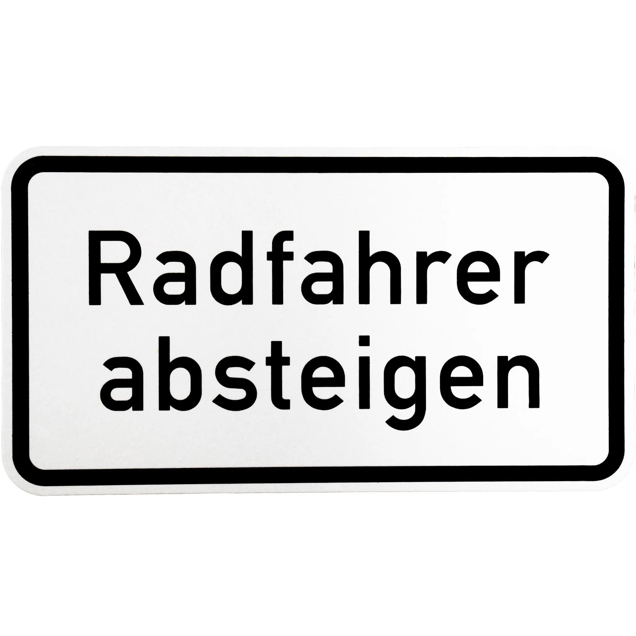ORIGINAL Verkehrsschild Nr. 1012-32 Radfahrer