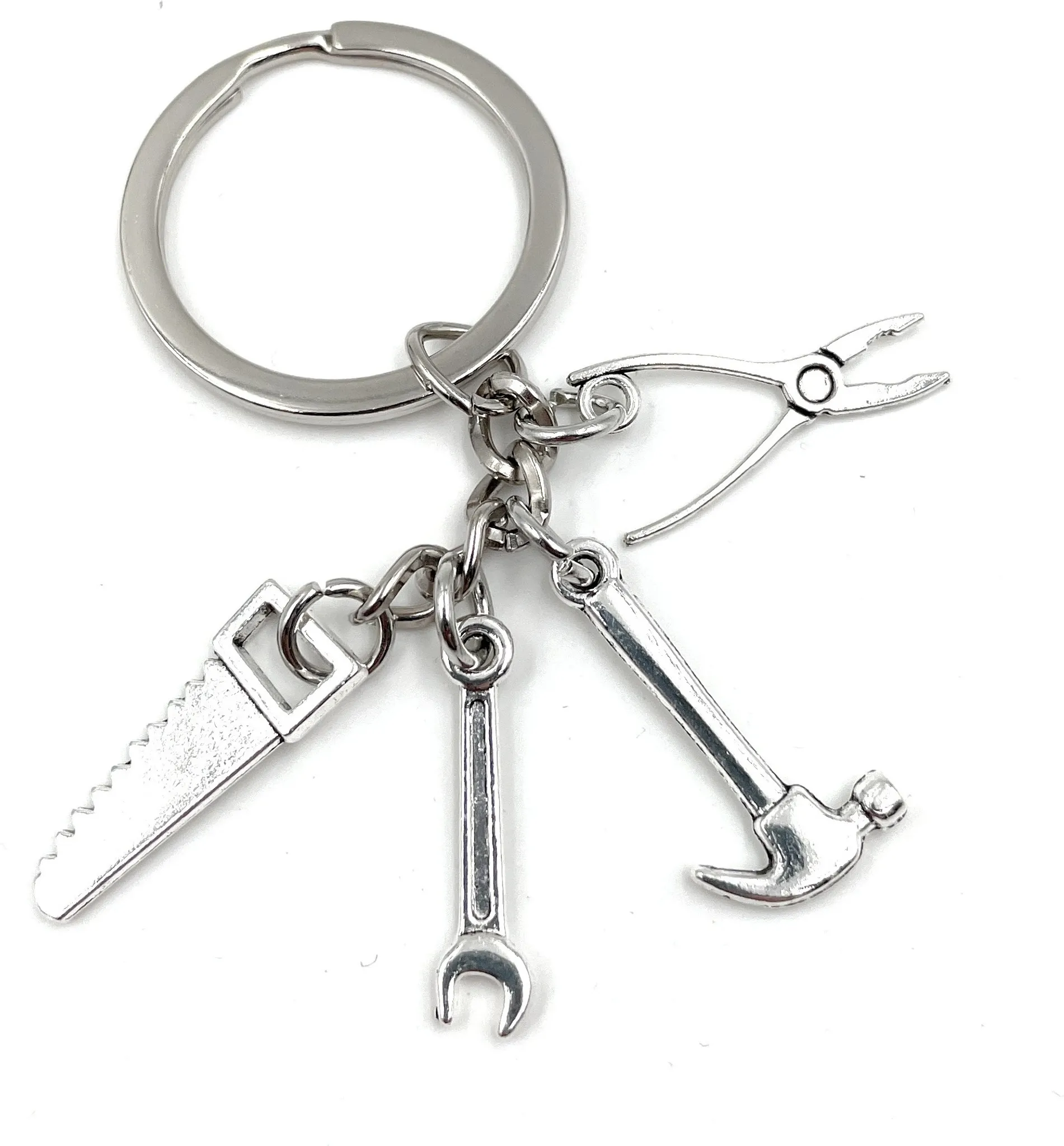 Onwomania Engel-Schlüsselanhänger Mit Herz – Metall, Schutzengel-Motiv, Persönliches Geschenk