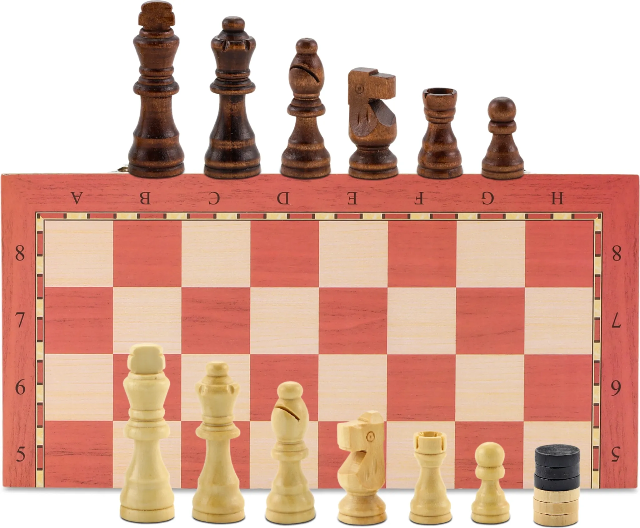 Deluxe Holz - Schach & Dame online kaufen