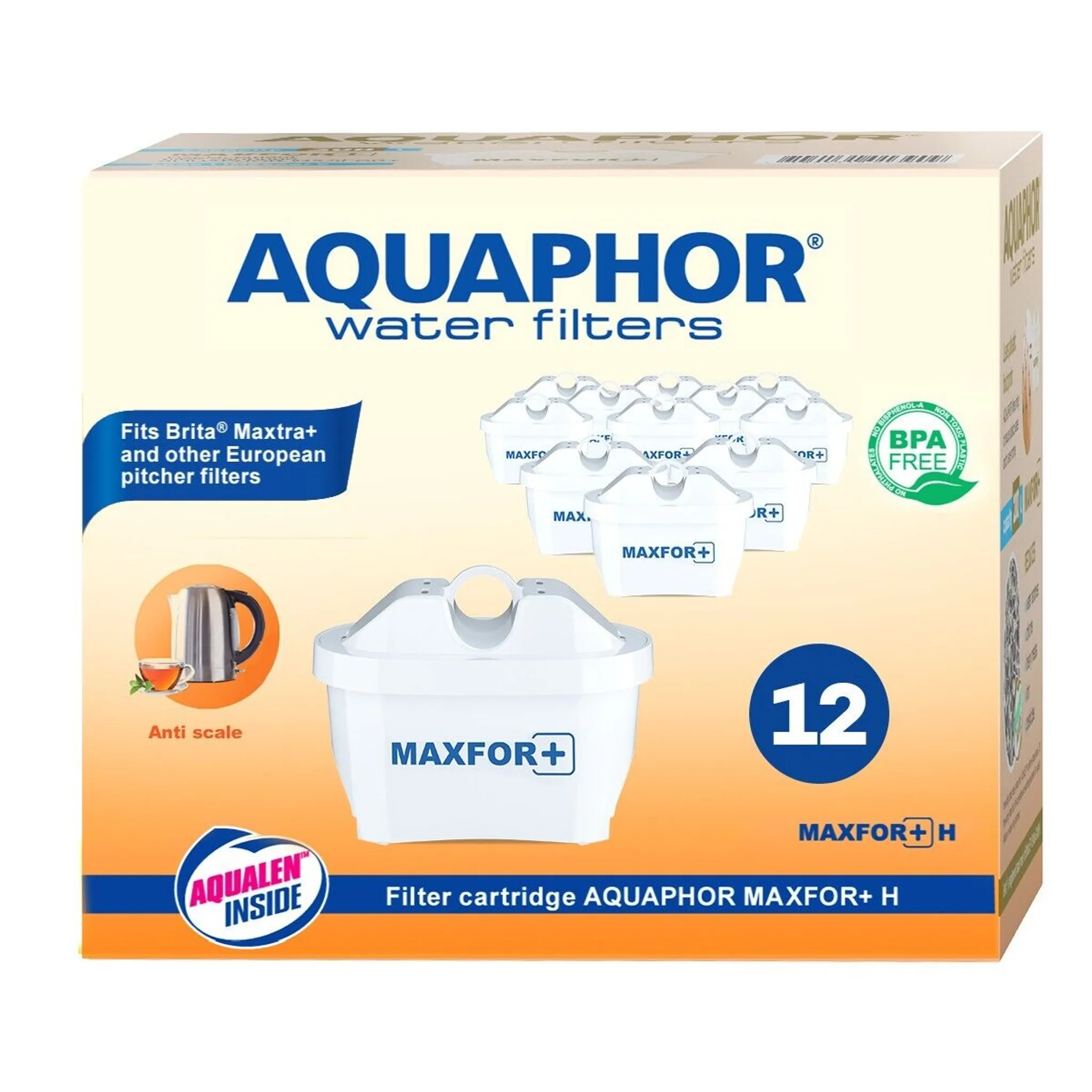 FilterLogic 6er Pack ersetzt Wasserfilter Brita Maxtra+, 13,98 €