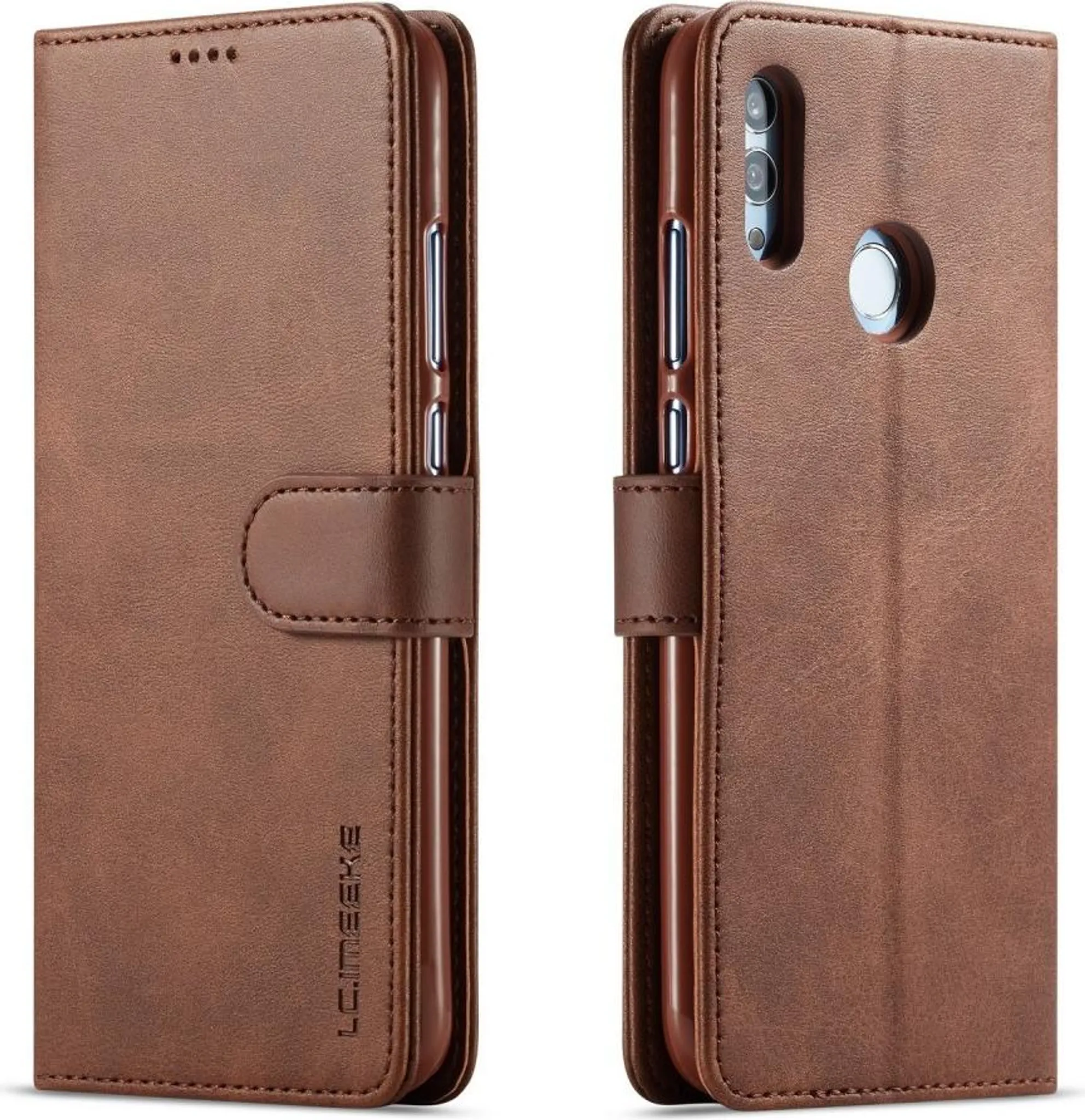 Suncase - Custodia in vera pelle Slim-Edition per Huawei P