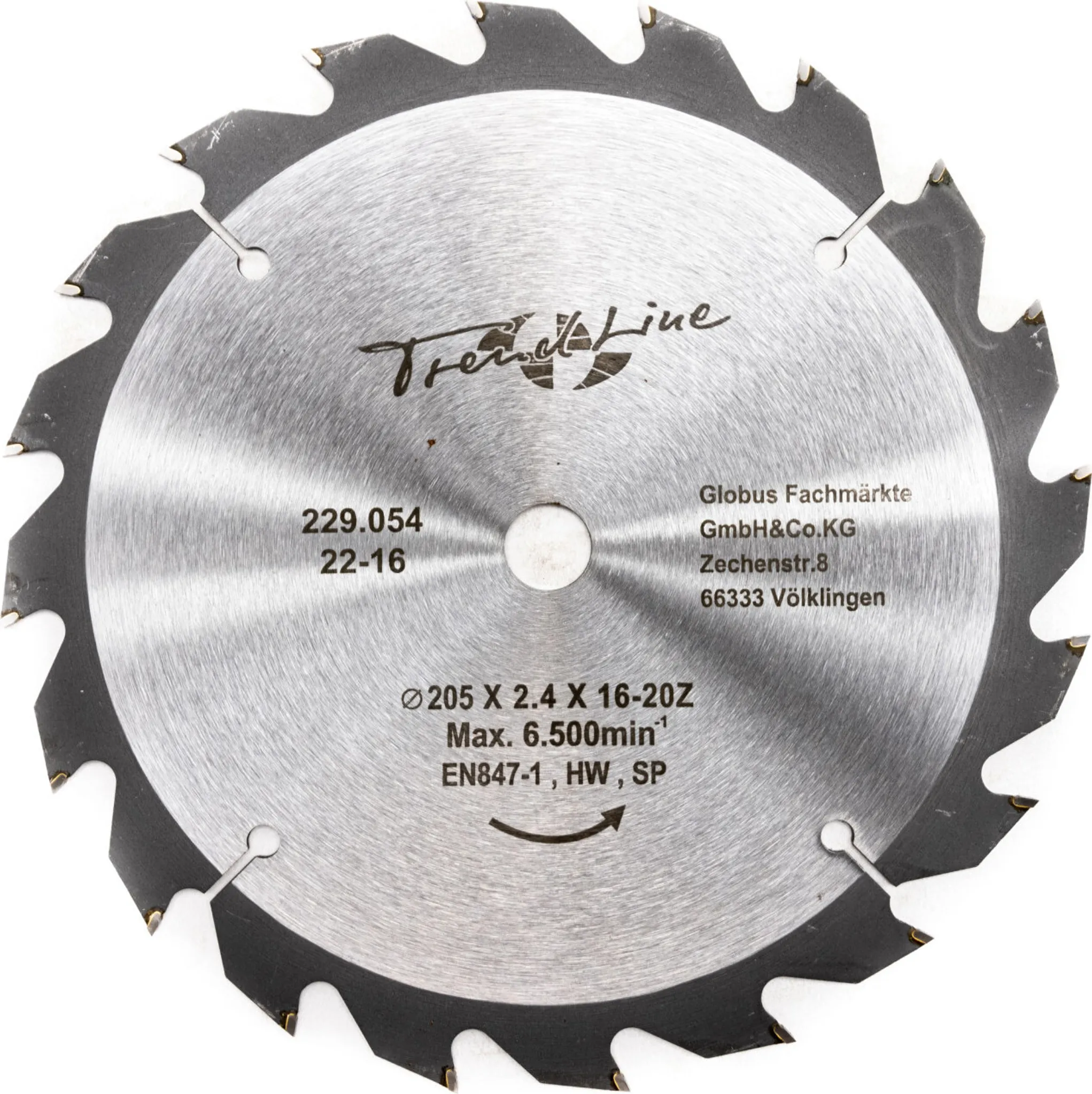 Trend Craft Pro Kreissägeblatt – 250 Mm Durchmesser, 30 Mm Bohrung, 60 Zähne, TCT Für Holz & Holzwerkstoffe