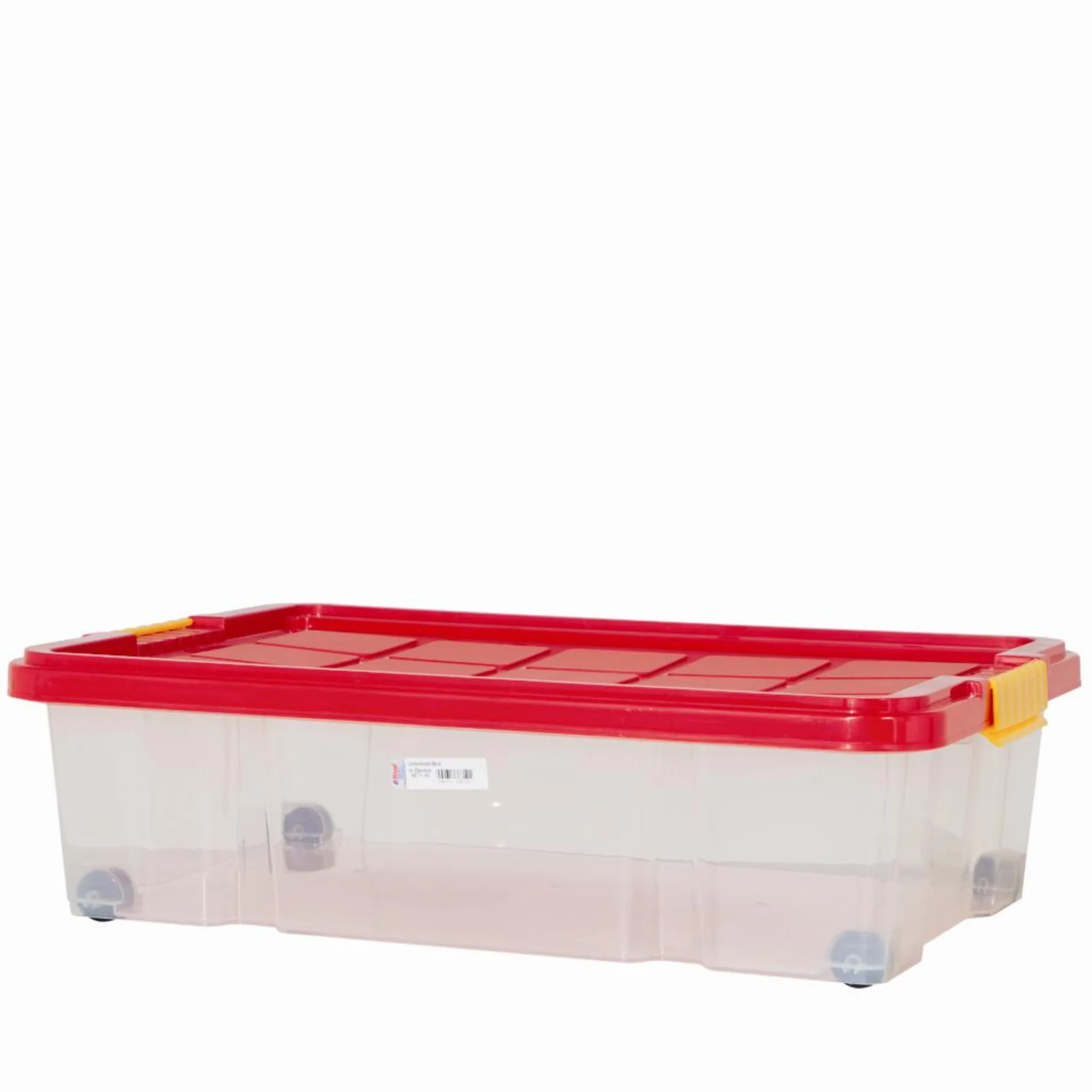 Unterbettbox Rollen Aufbewahrungsbox 26 Liter Rollbox Wäschebox Unterbettkommode 