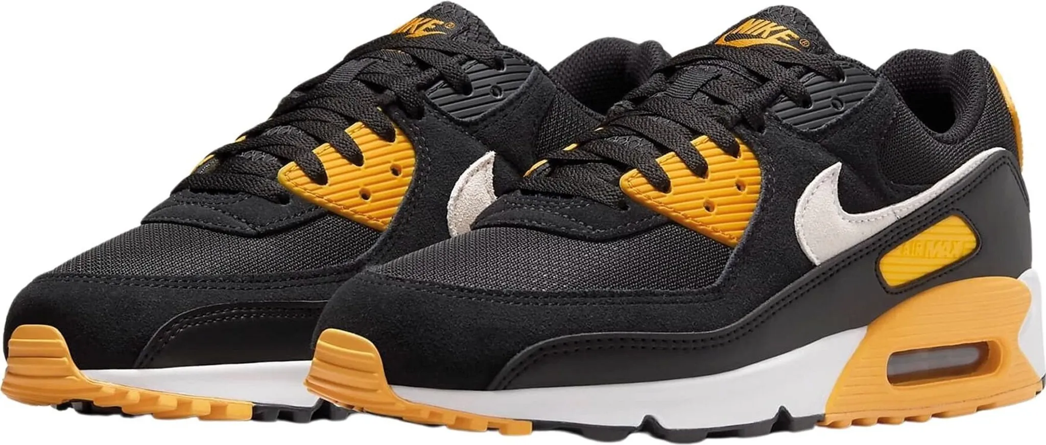 Nike air max 90 gold and black hotsell