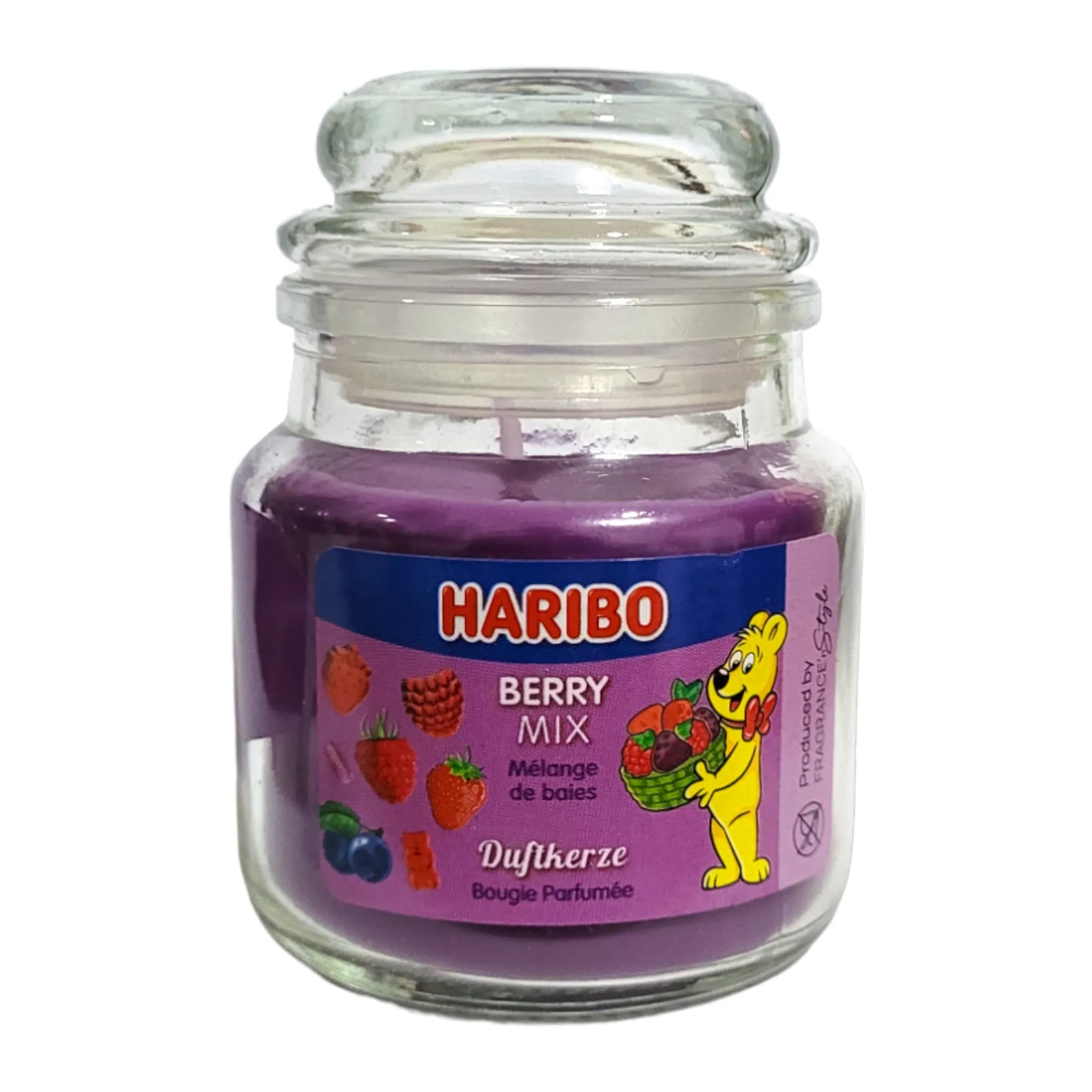 Vánoční vonné čajové svíčky Haribo - Berry Mix