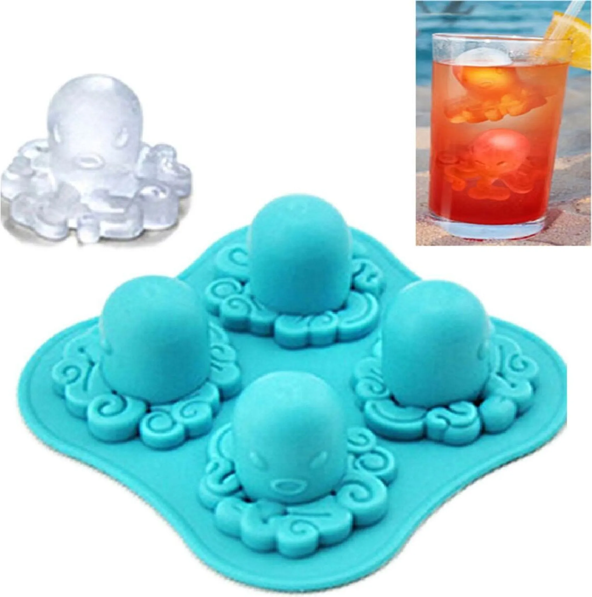 Stampo Per Cubetti Di Ghiaccio Flessibile E Senza BPA - 2 Vaschette Da 10 Cubetti Ciascuna Con Rilascio Facile - Per Bevande Fredde E Cocktail - Foto 4